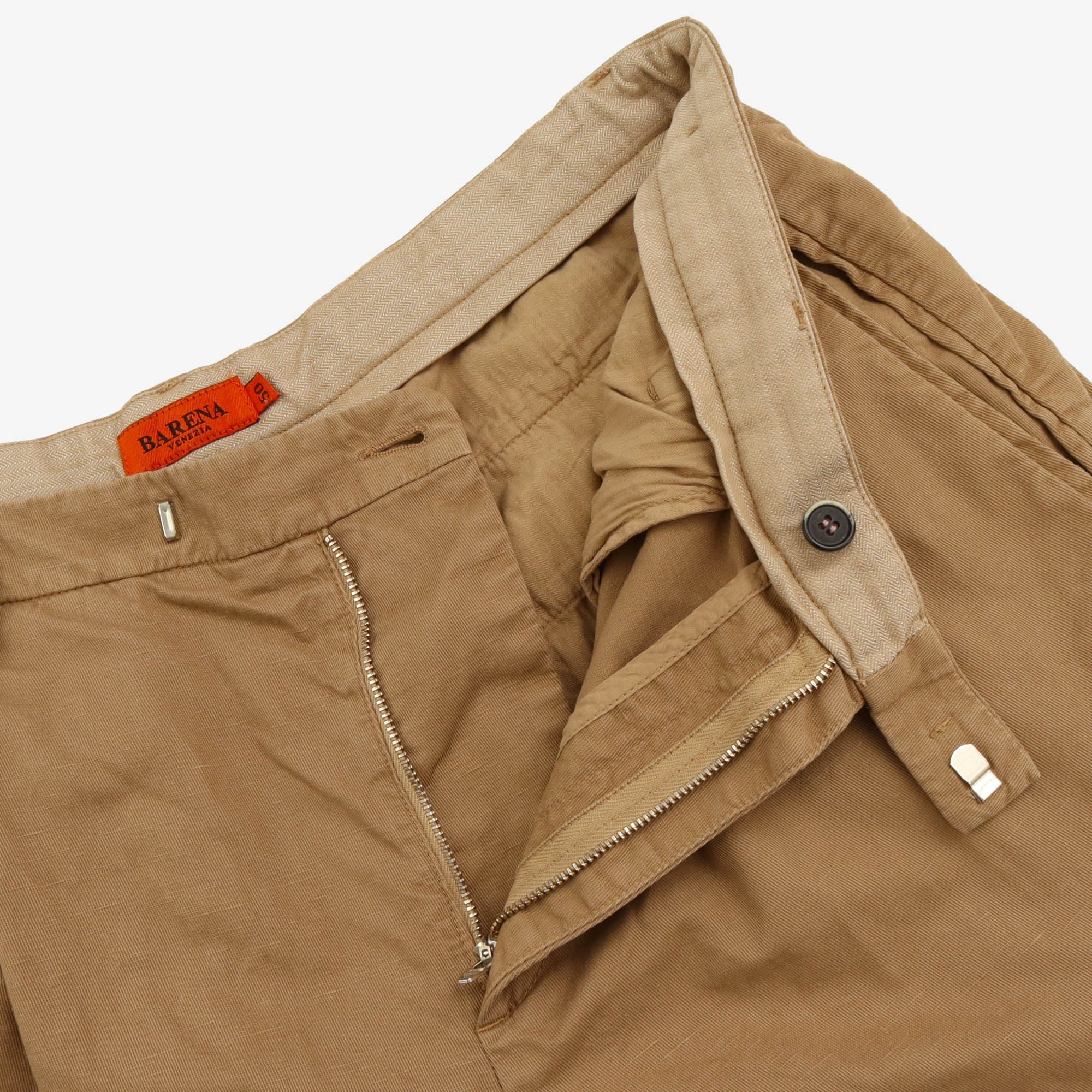 Pleated Chino Trousers (34W X 29L)