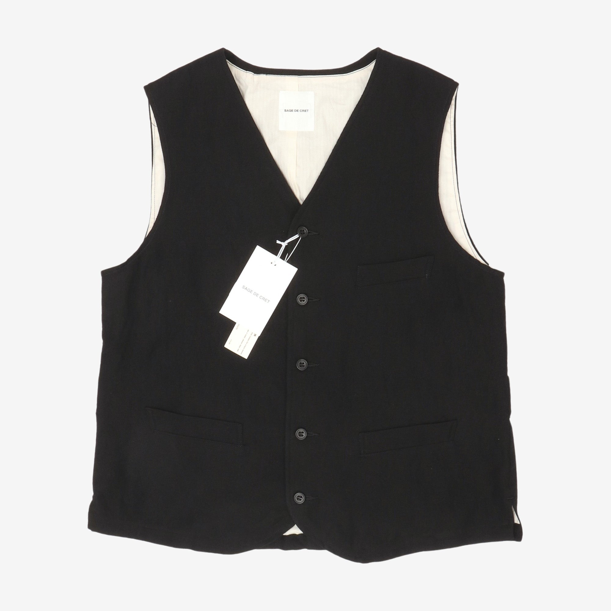 Wool Linen Vest