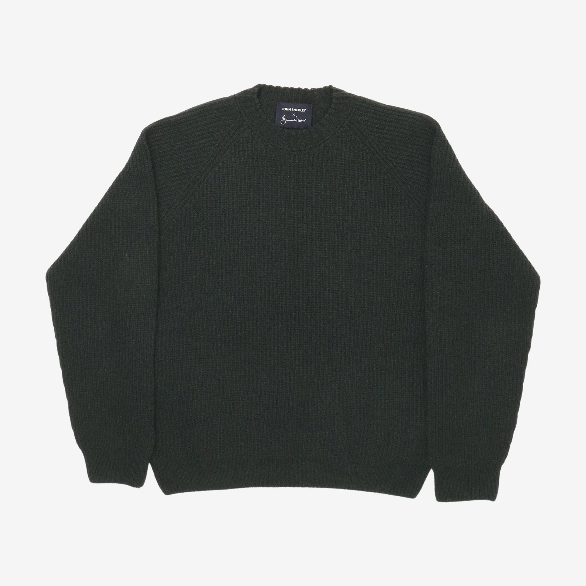 Bill Nighy Ribbed Crewneck Sweater