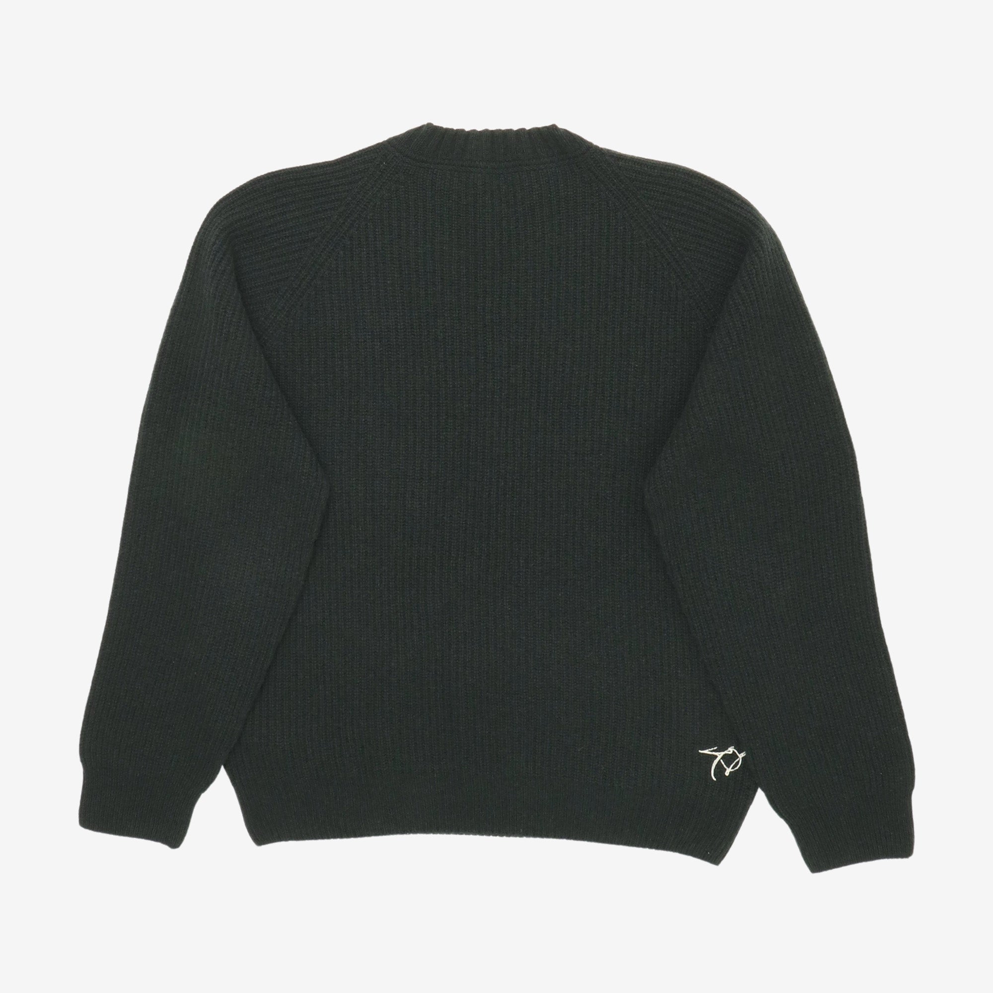 Bill Nighy Ribbed Crewneck Sweater