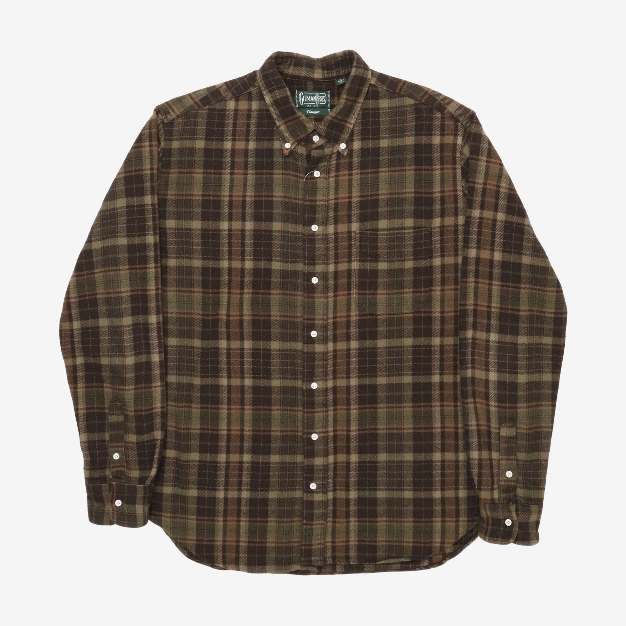 Brushed Winter Madras BD Shirt