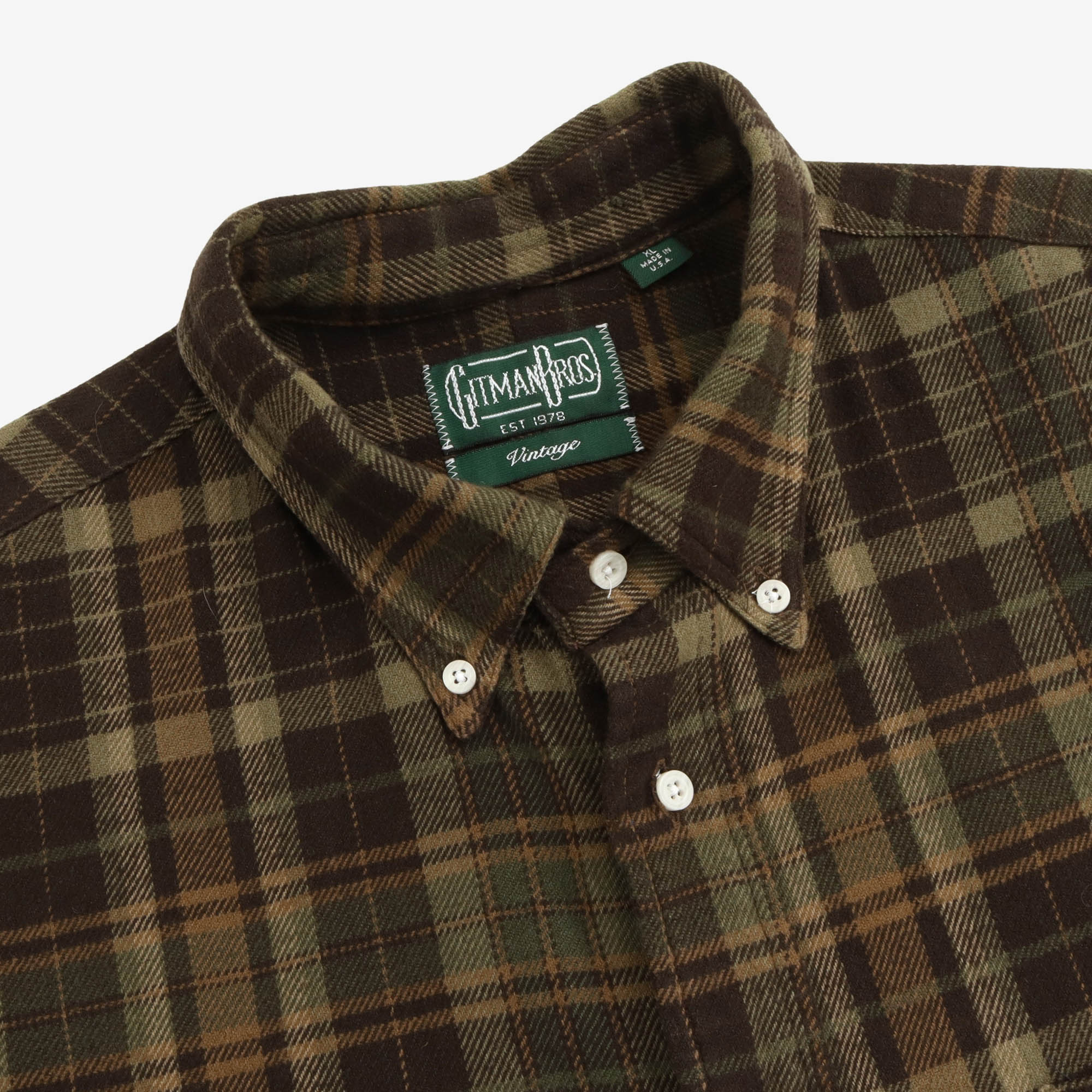 Brushed Winter Madras BD Shirt