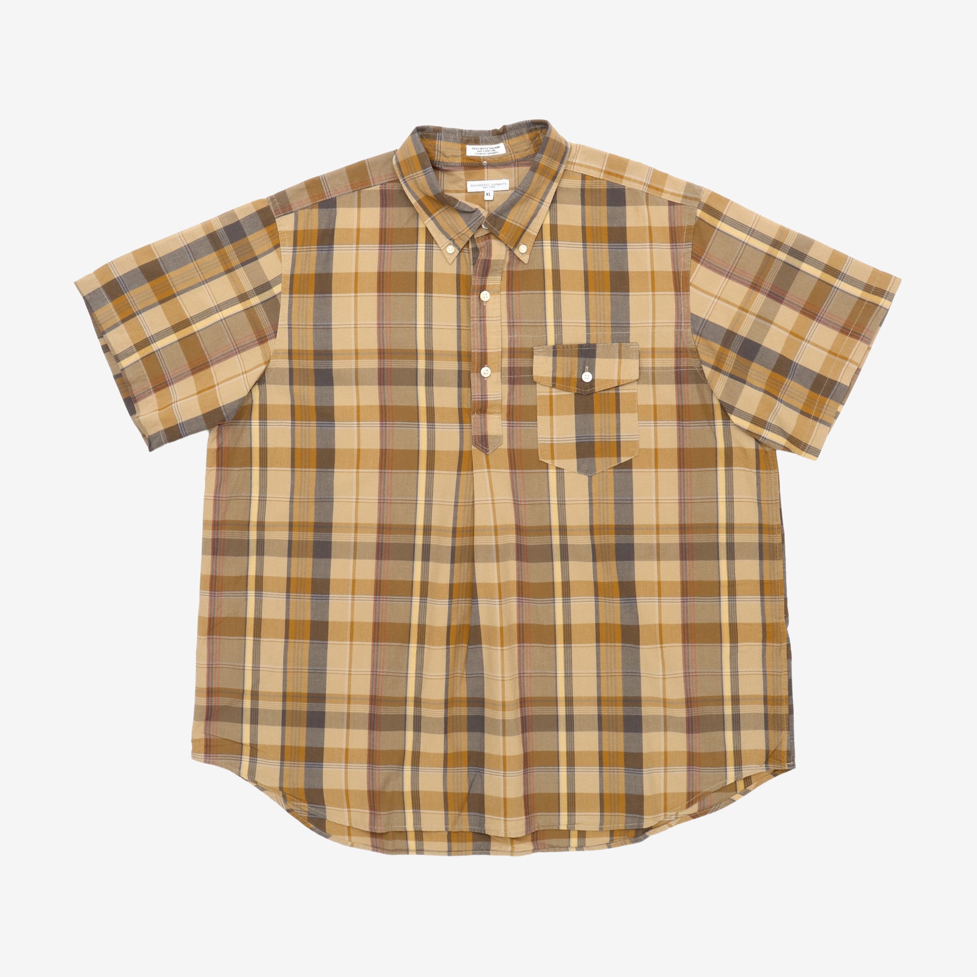 Madras SS PO Shirt