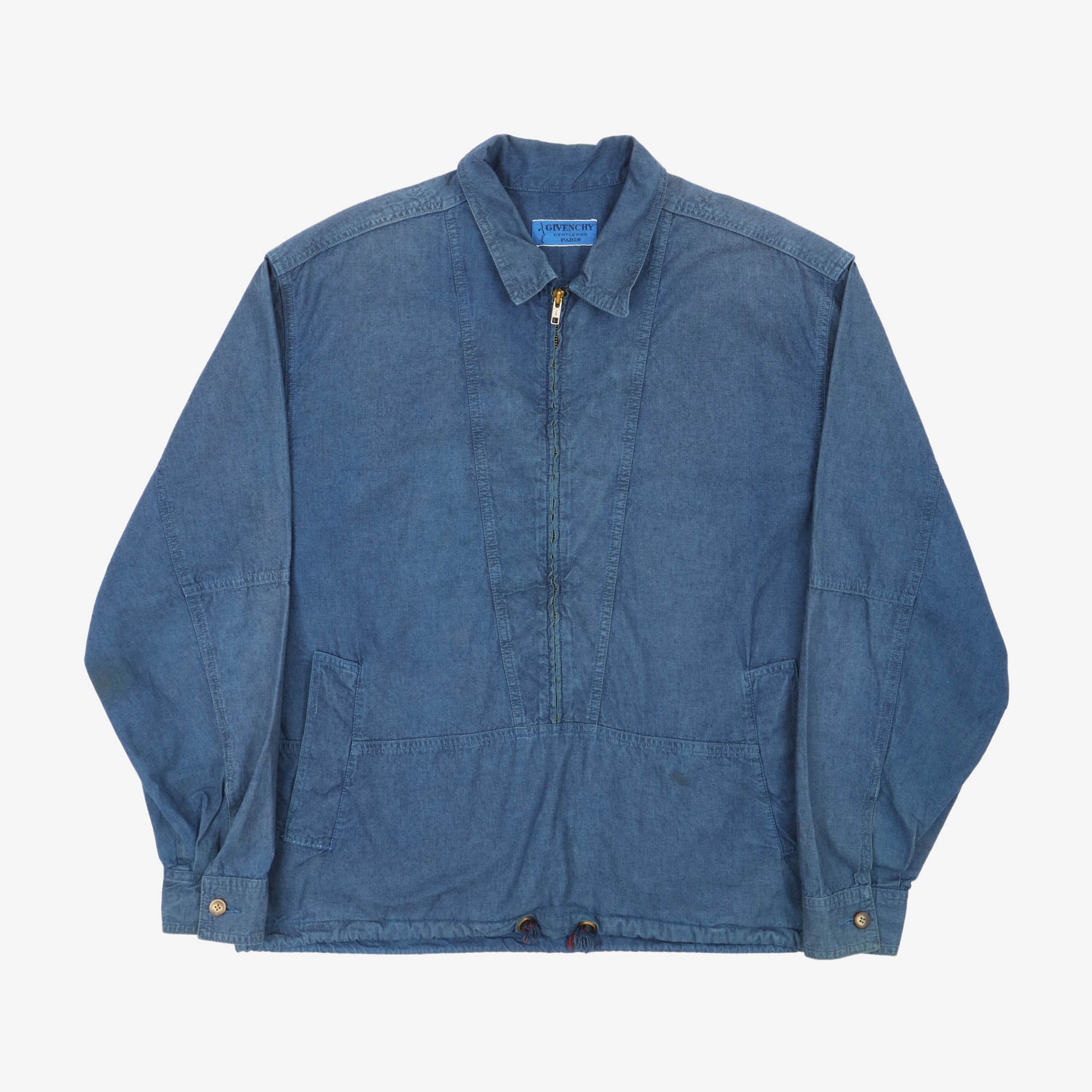 Vintage Chambray Zip Smock