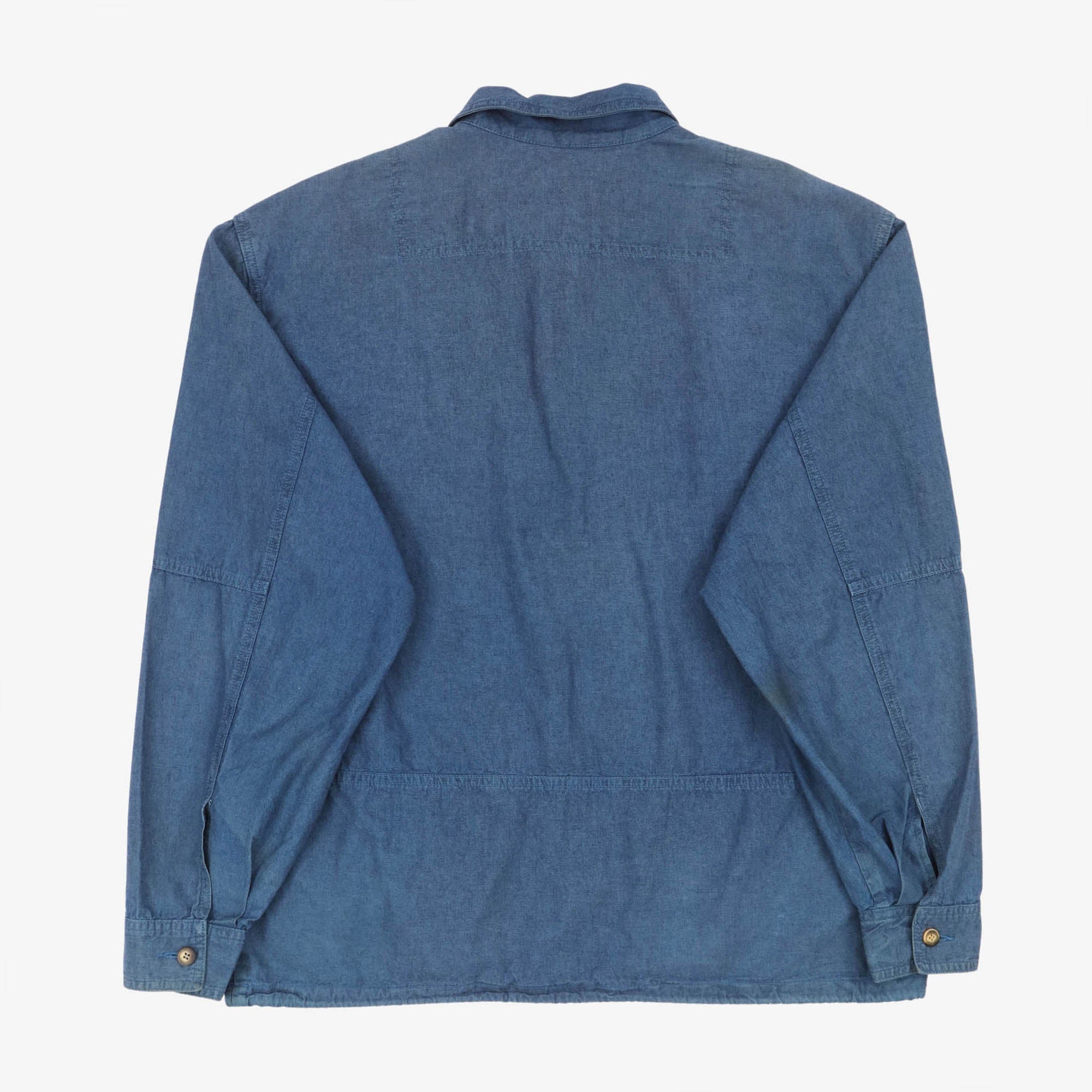 Vintage Chambray Zip Smock