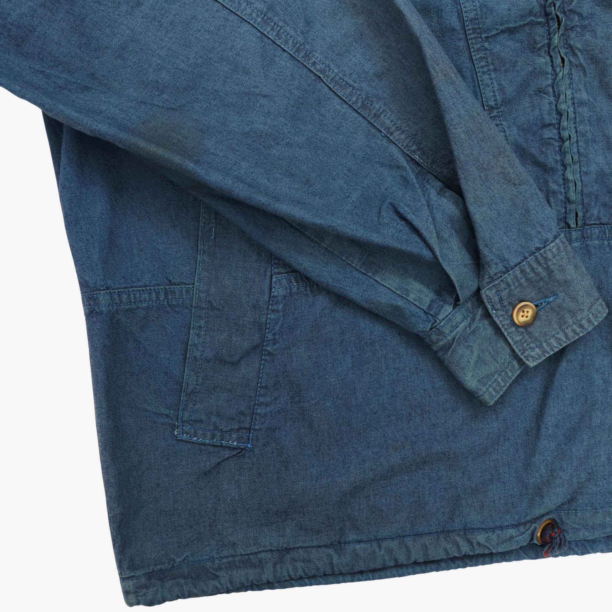 Vintage Chambray Zip Smock