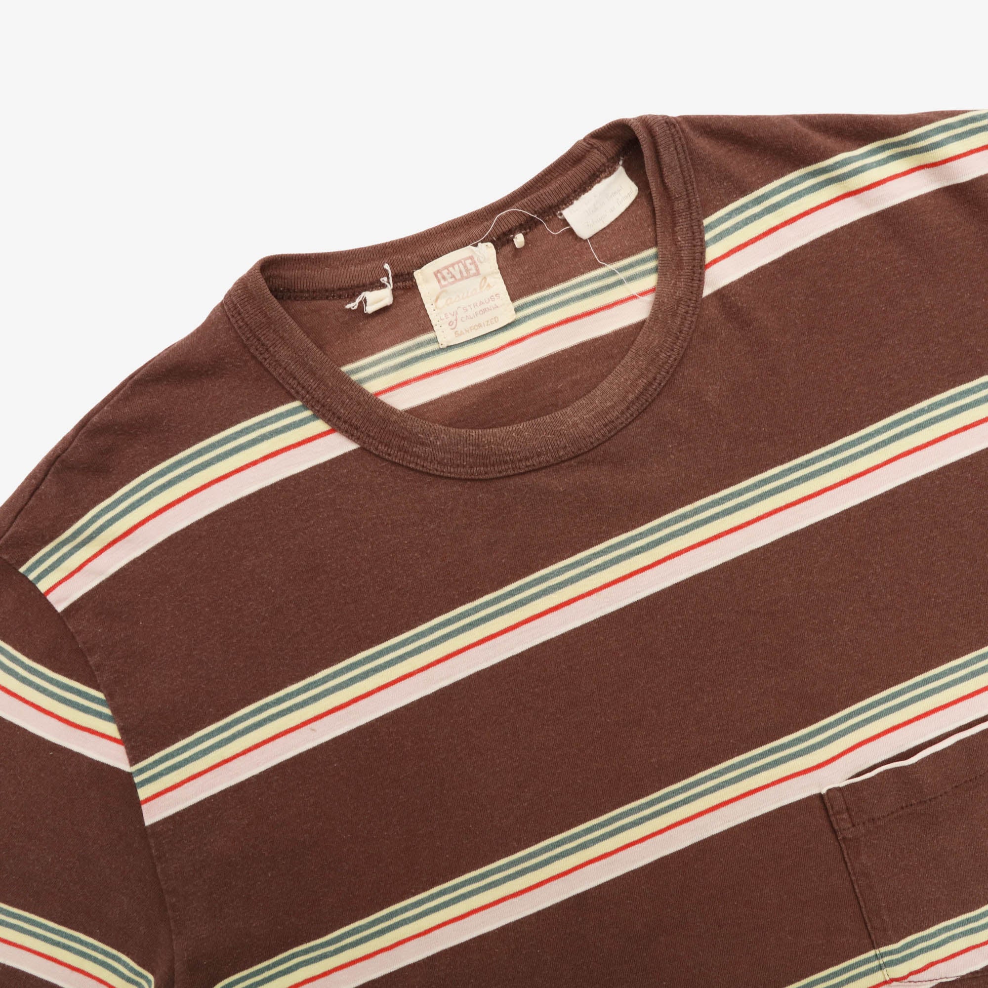 1960s Casual Stripe Tee