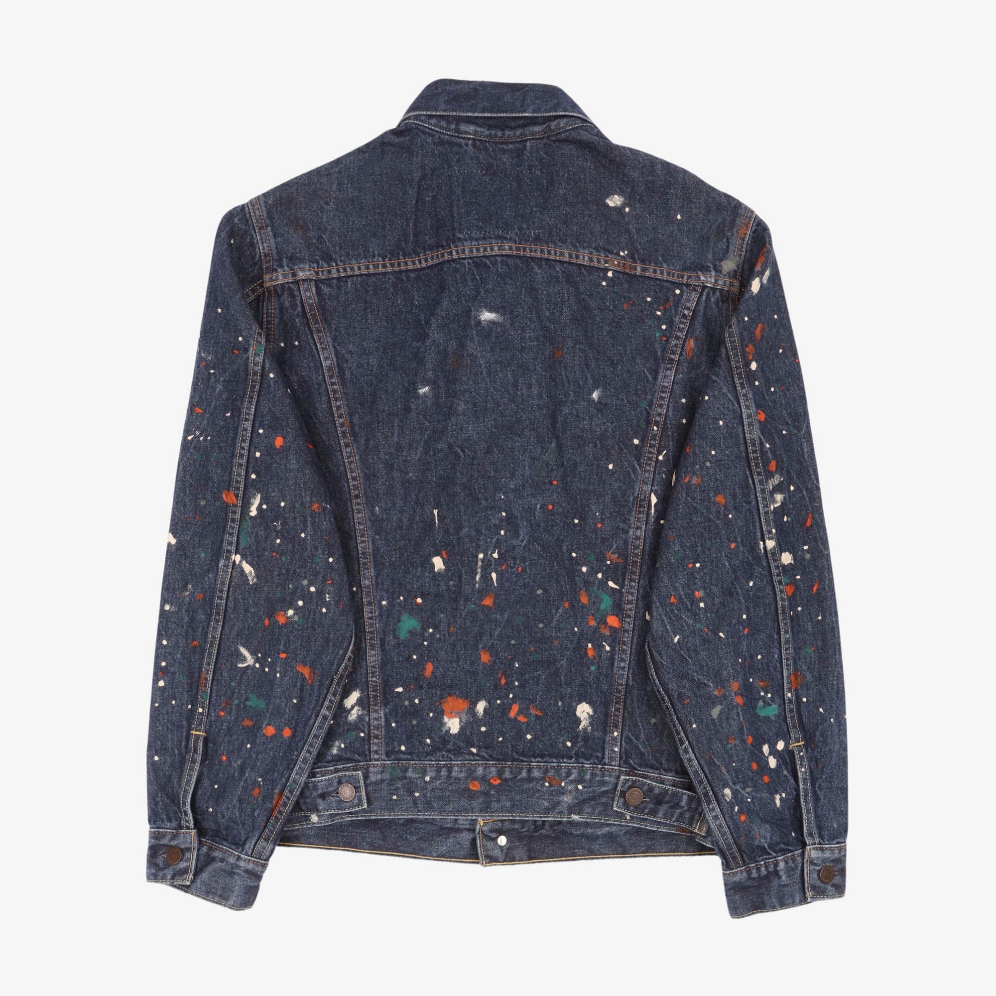 Painted Selvedge Trucker Jacket (END)