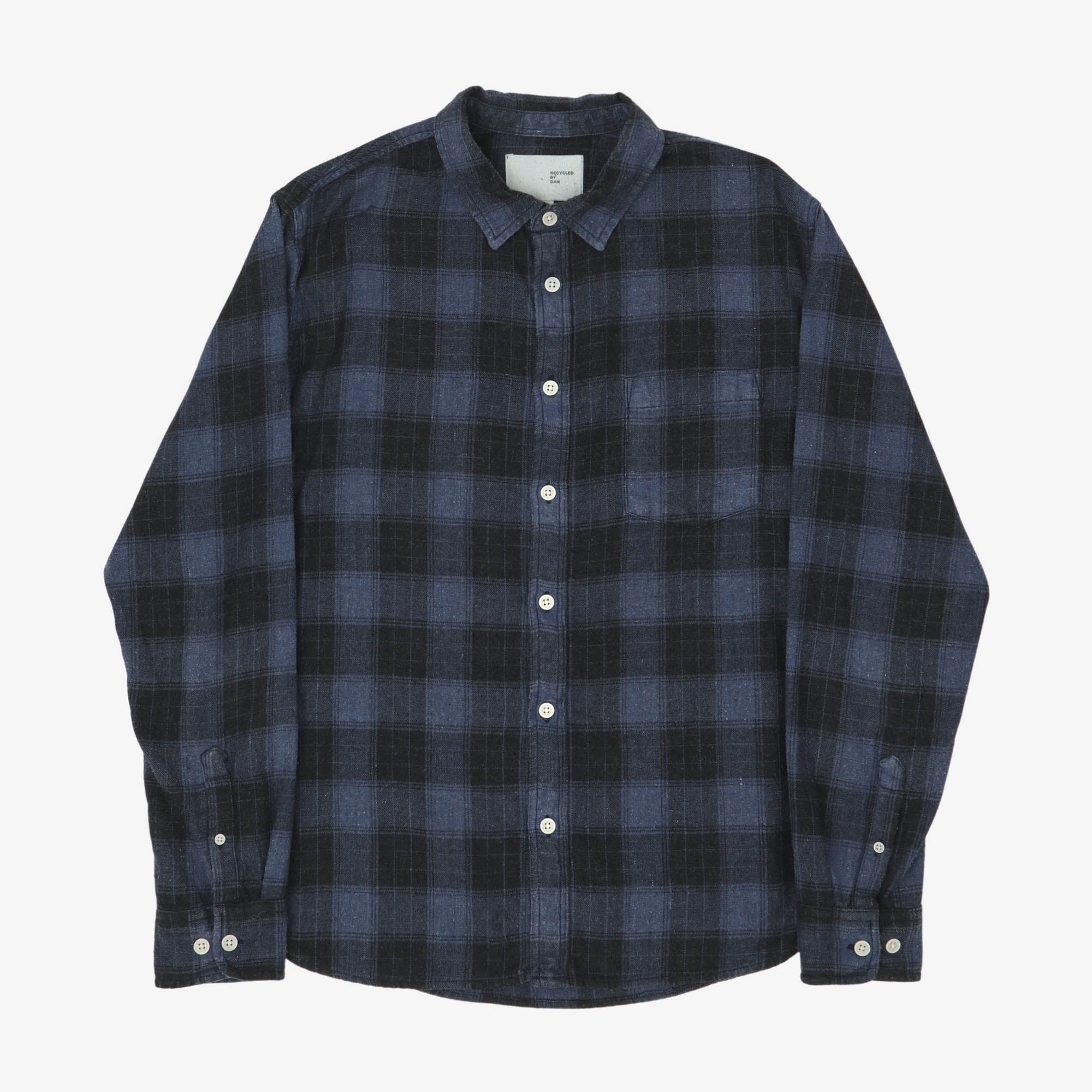 Recycled Plaid Flannel Shirt