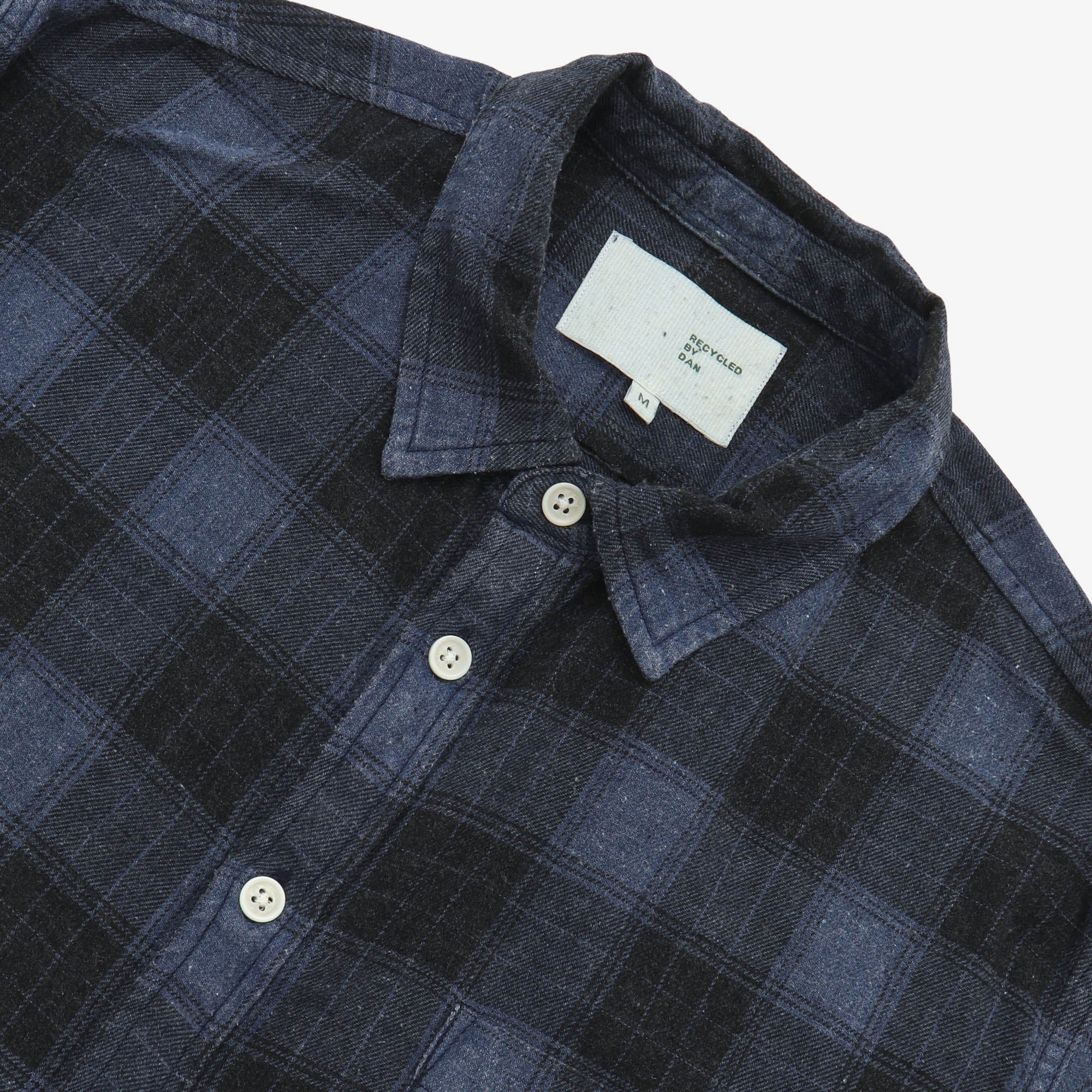Recycled Plaid Flannel Shirt
