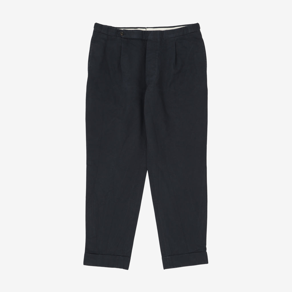Drakes Single Pleat Chino Trousers (34W X 29L) – Marrkt