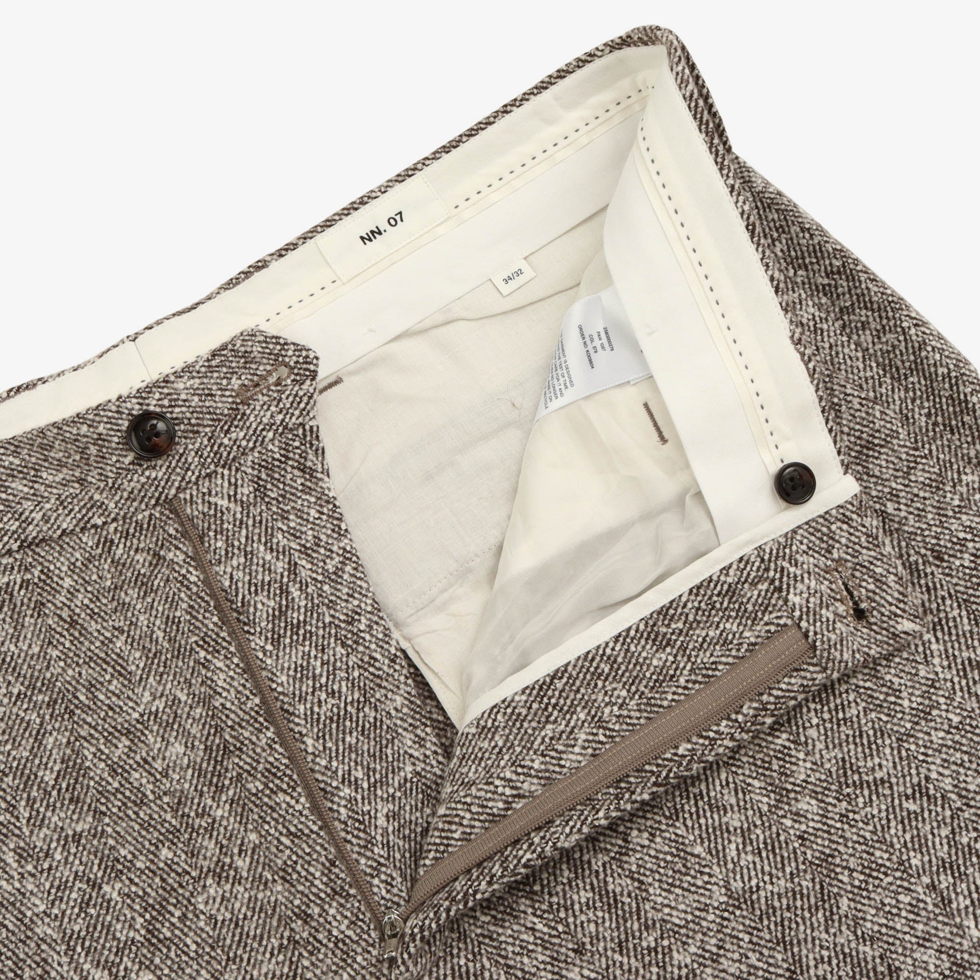 Paw Herringbone Weave Trousers (36W X 30L)
