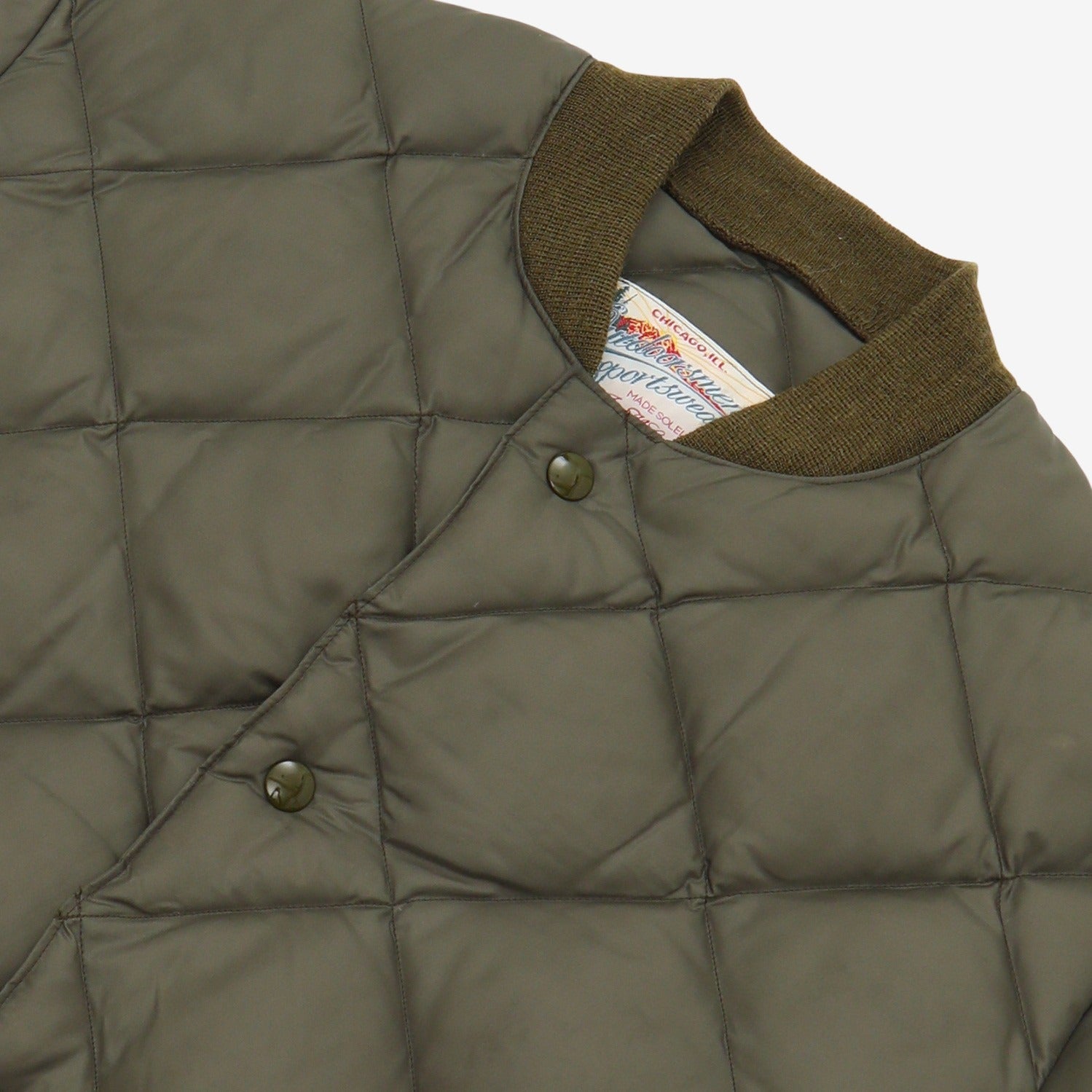 Nylon Quilted Down Jacket