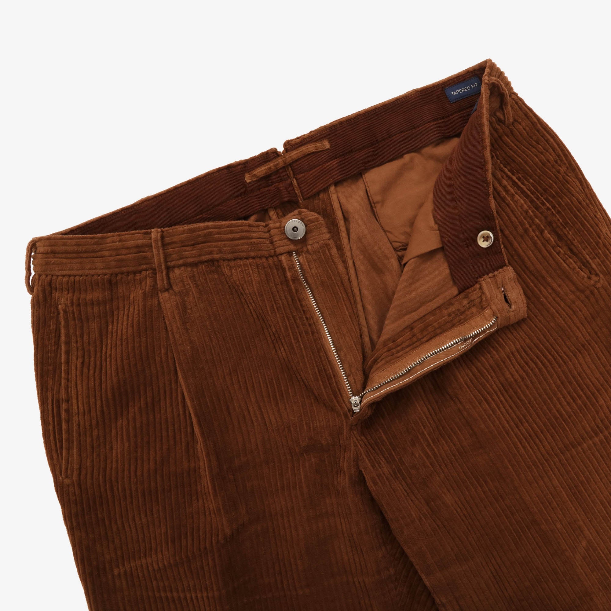 Pleated Corduroy Trousers (38W X 29L)