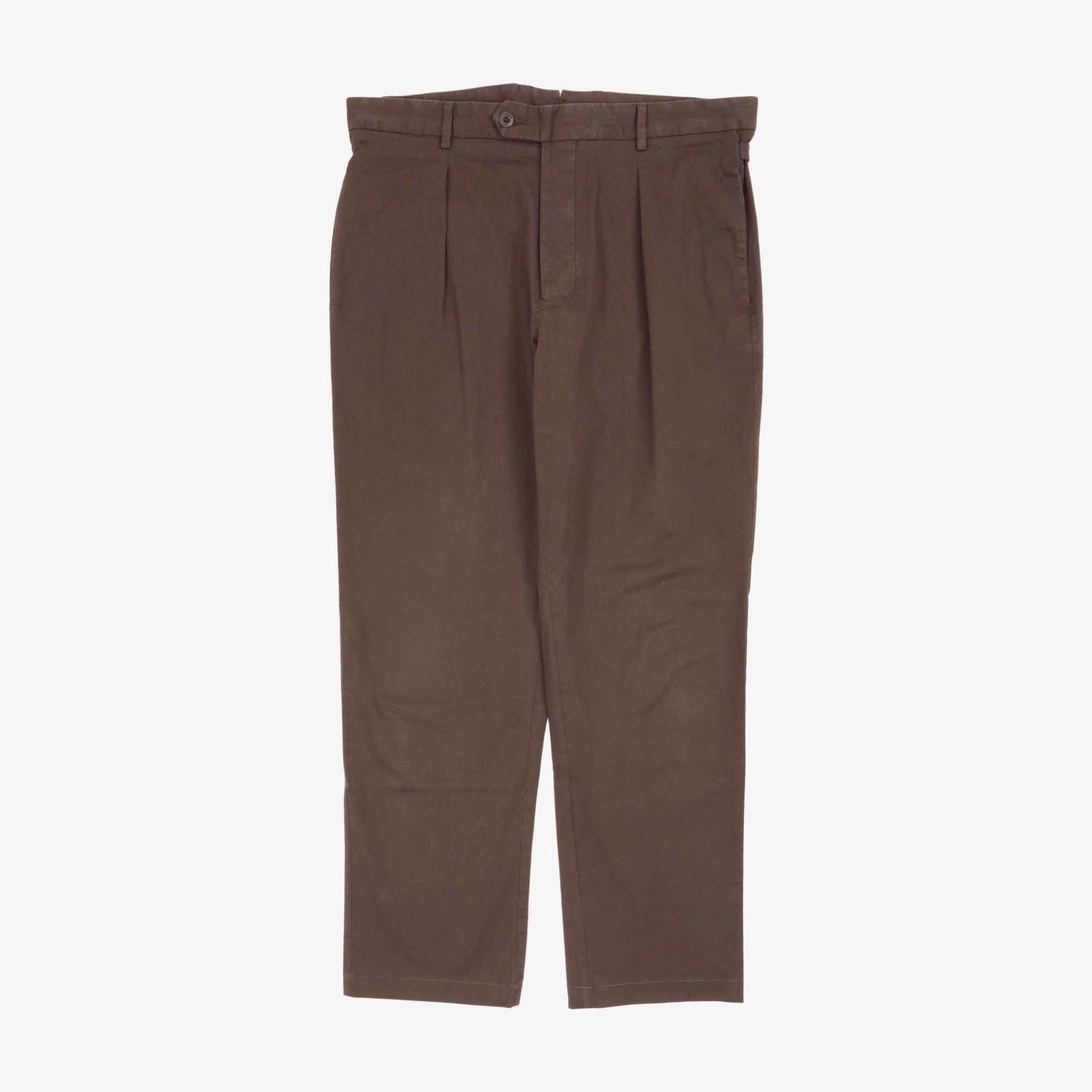 Pleated Stretch Trousers (35W X 28L)