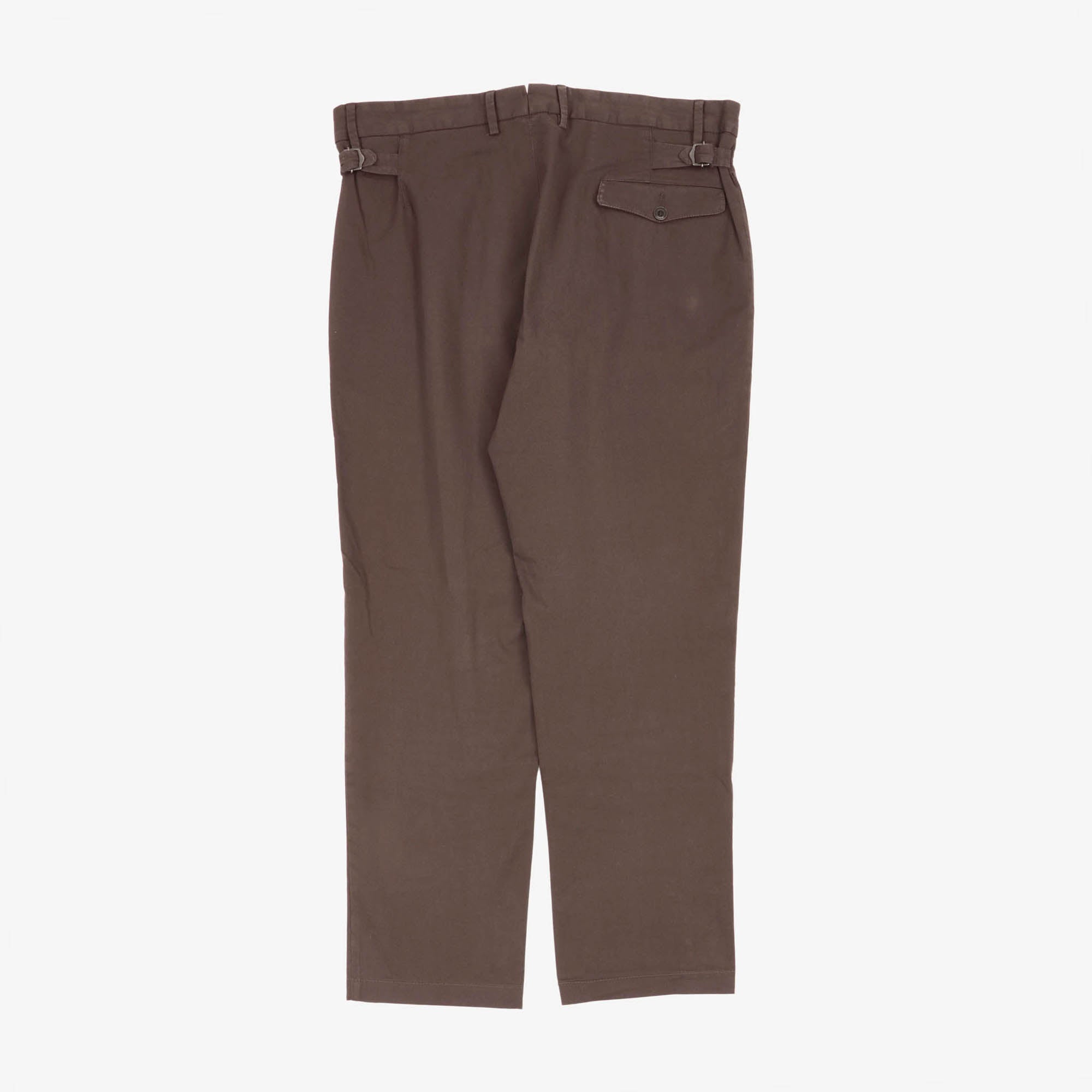 Pleated Stretch Trousers (35W X 28L)