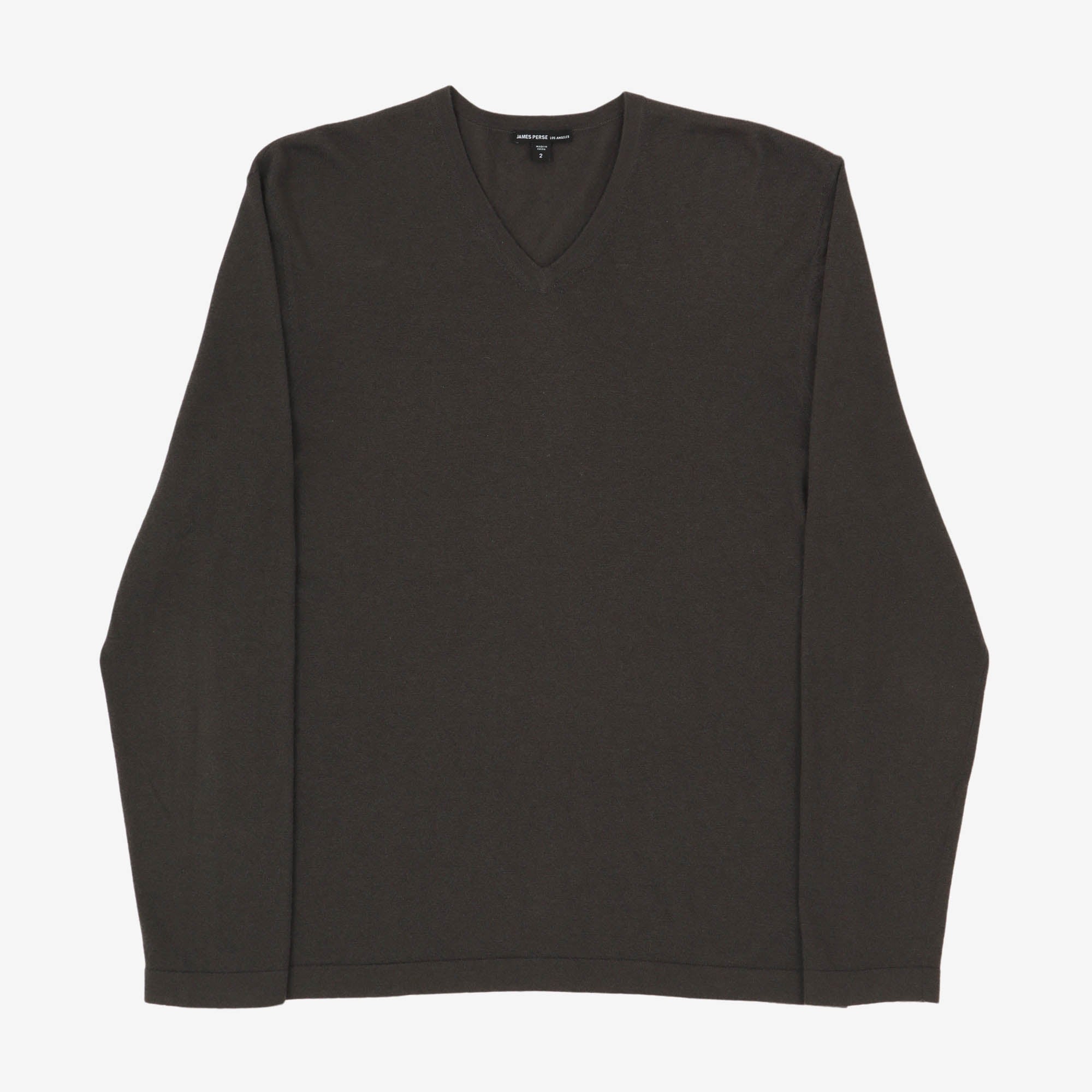 Cashmere Blend V Neck Sweater