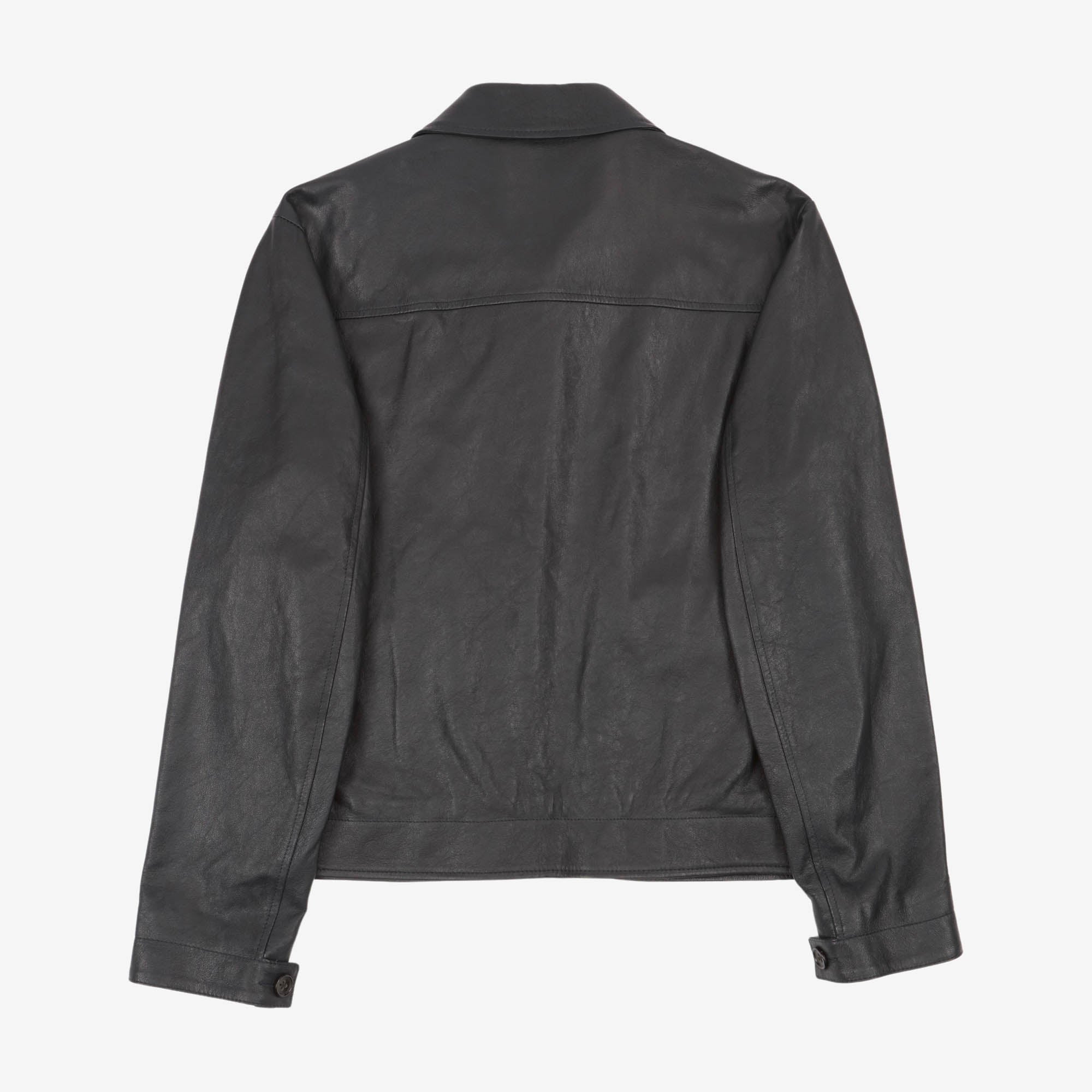 Leather Bomber Jacket
