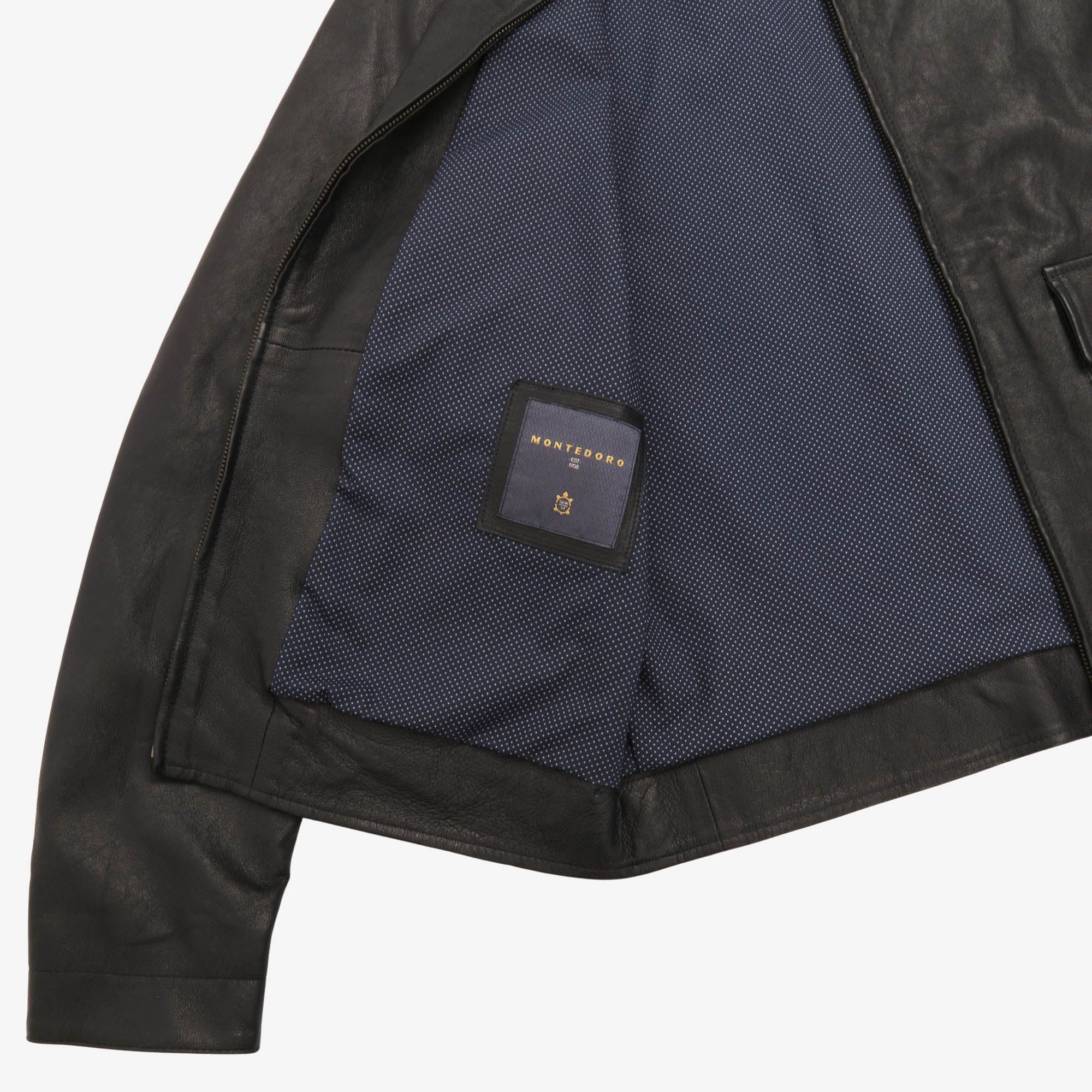 Leather Bomber Jacket