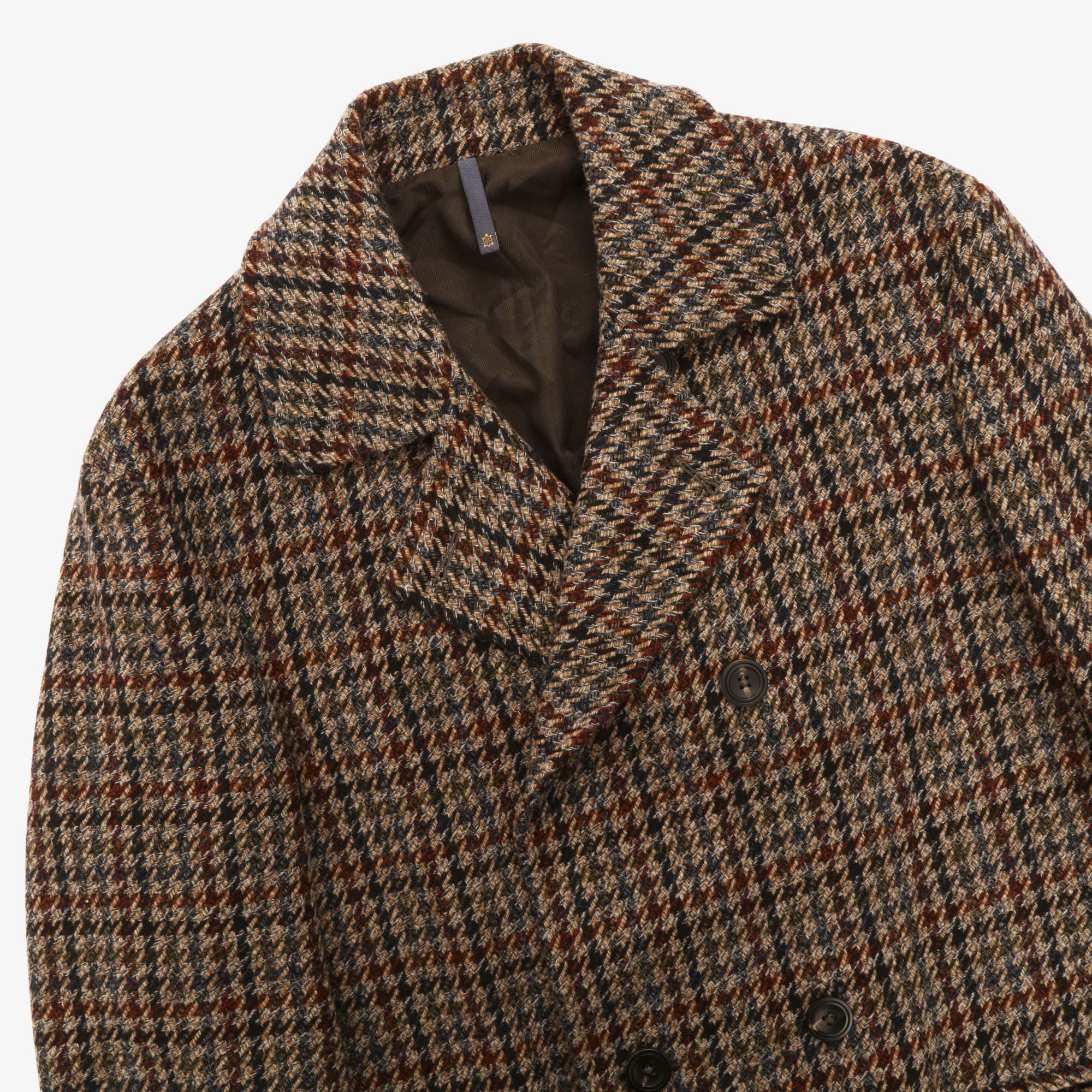 DB Cashmere Check Coat