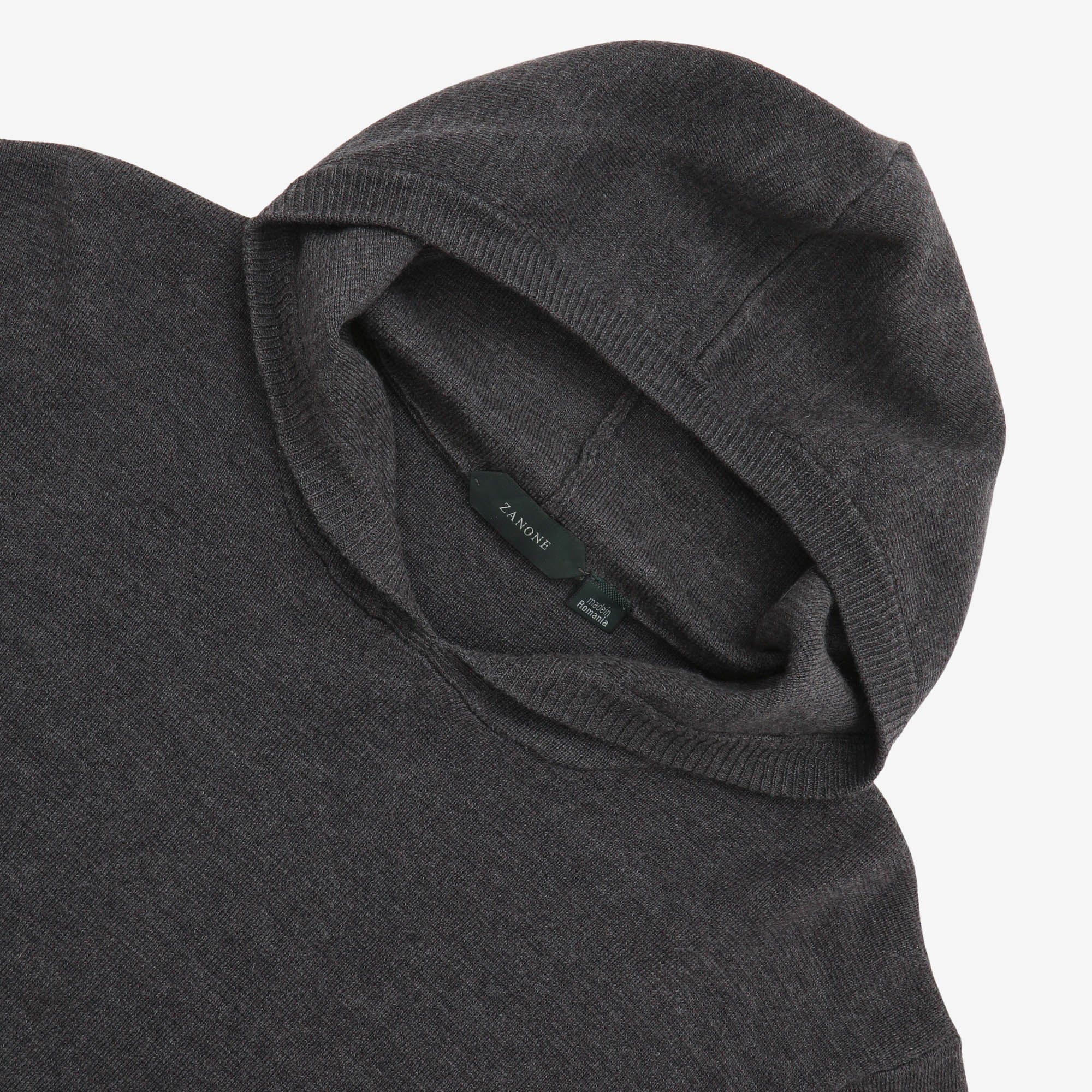 Wool Knit Hoodie
