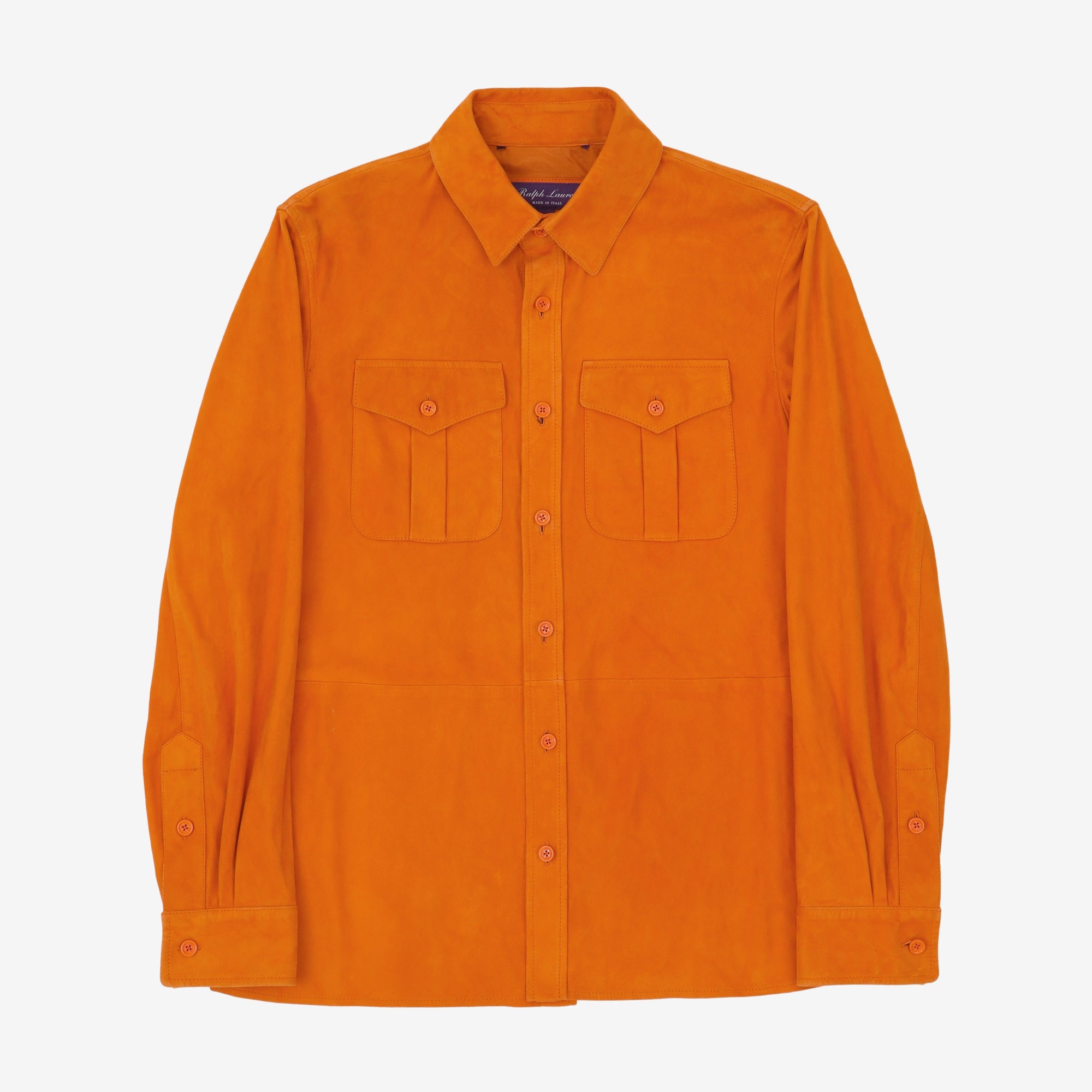 Purple Label Suede Overshirt