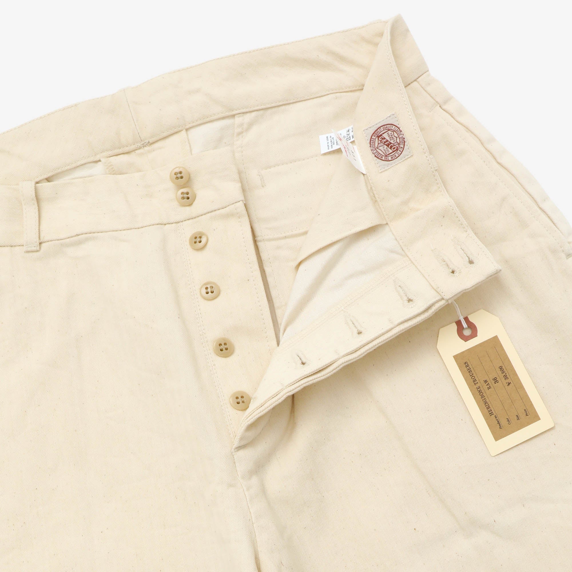 Herringbone Trousers (34W X 32L)
