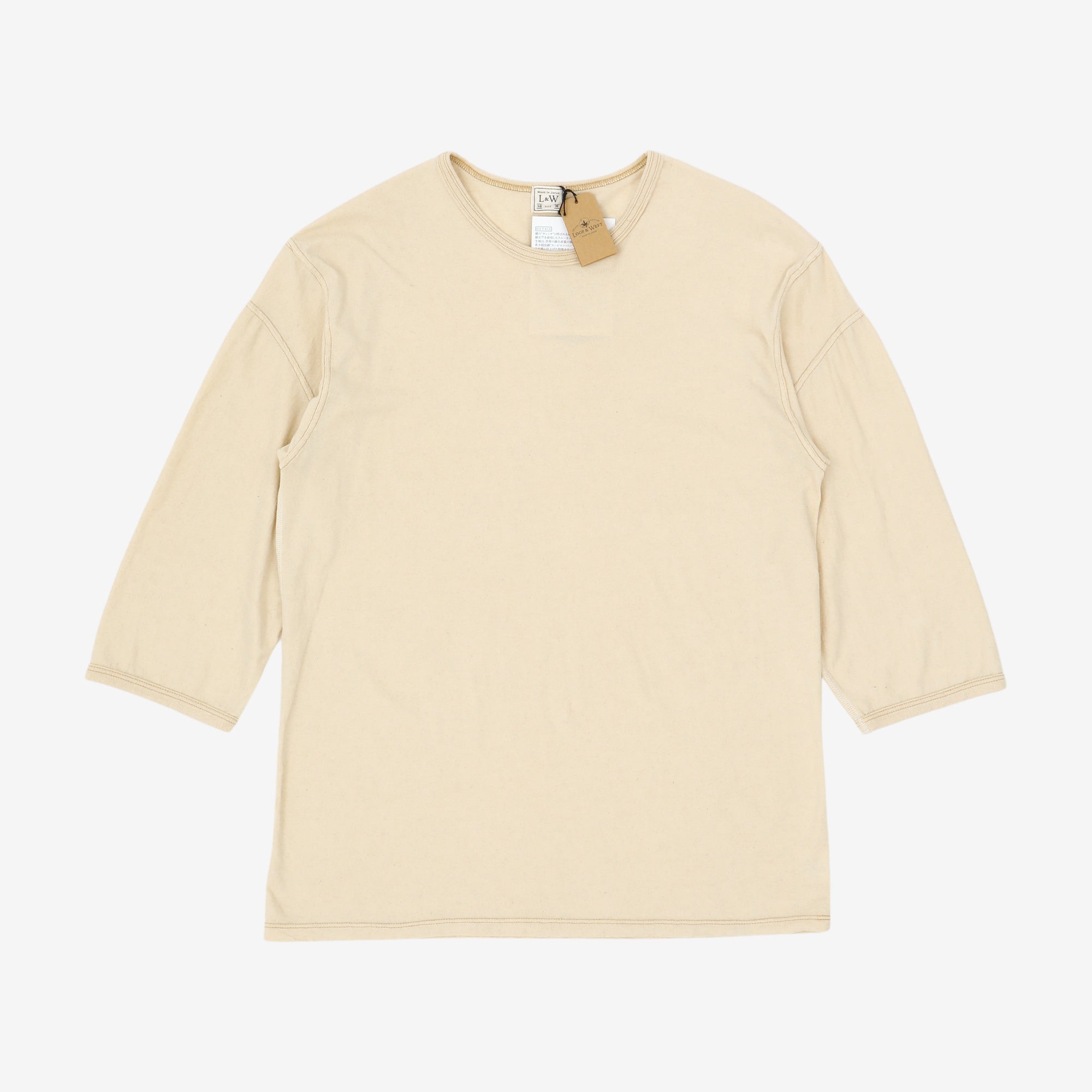 Supima 3/4 Sleeve Crew Tee