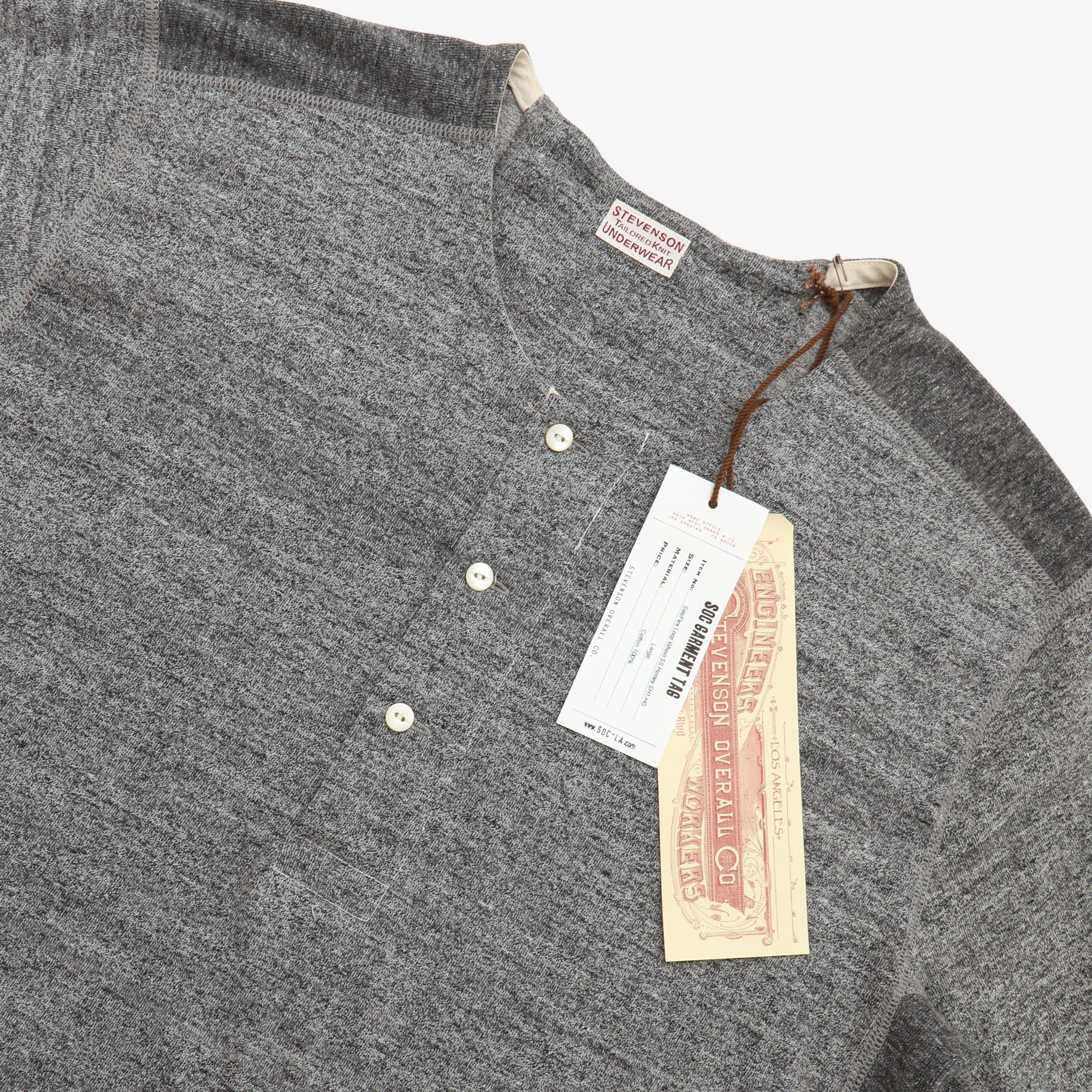 Side Flex Loopwheel Henley