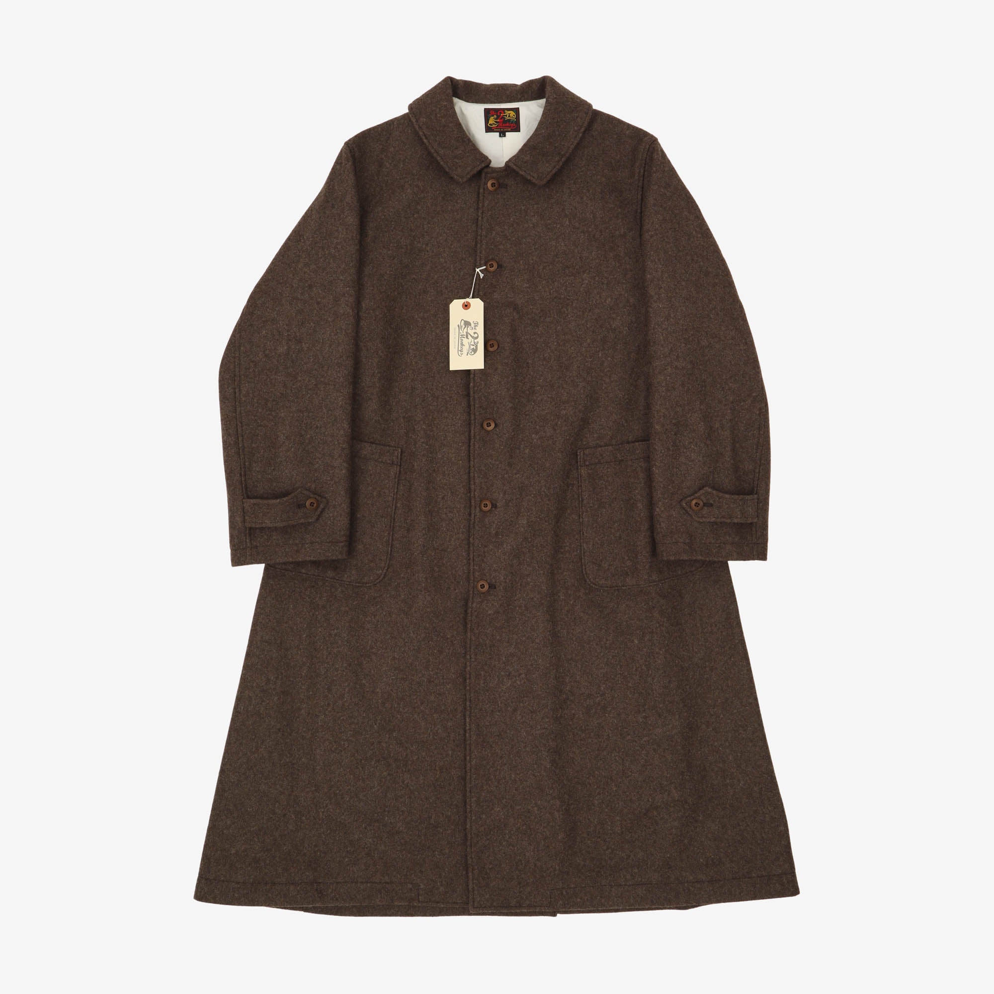 The 2 Monkeys Long-A Wool Over Coat