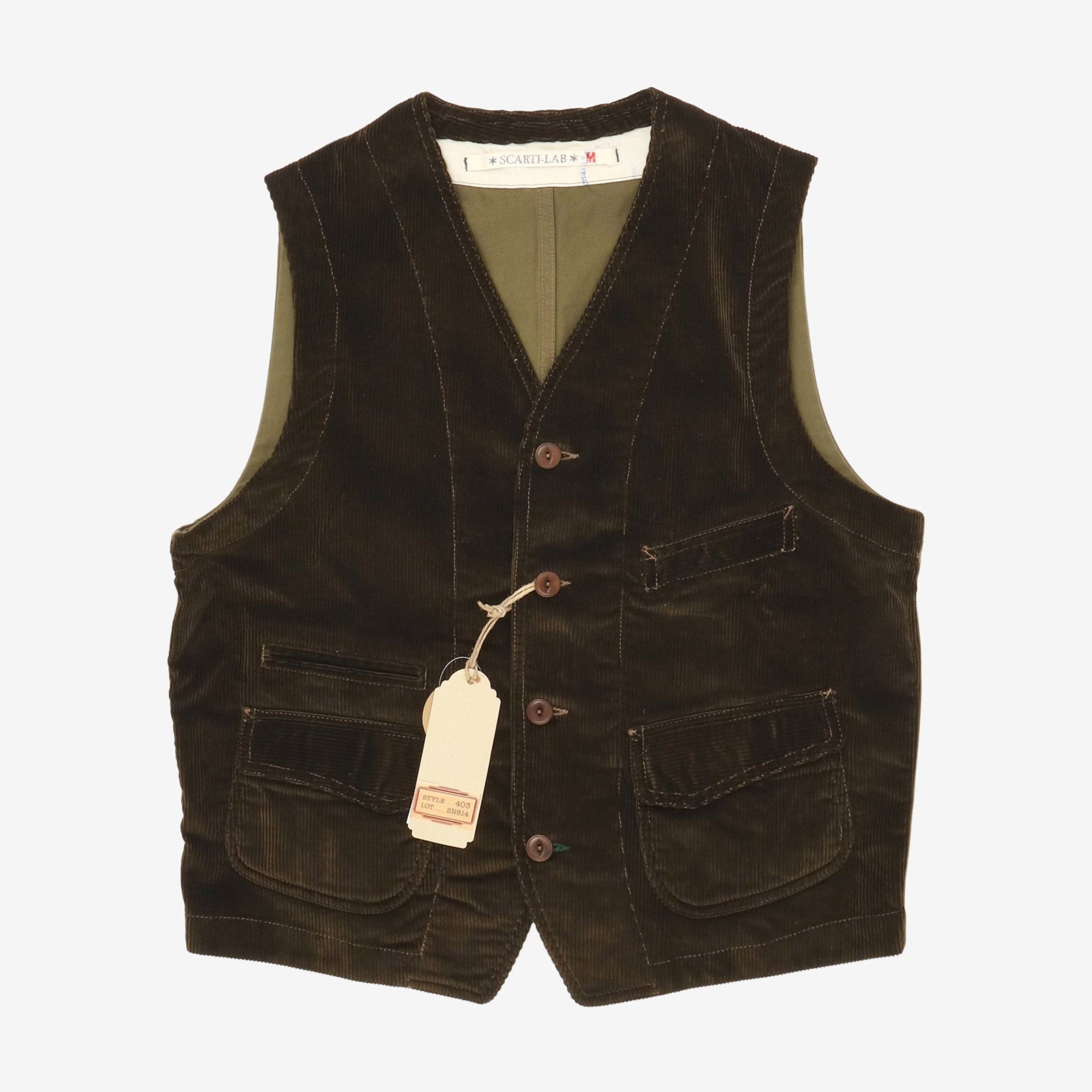 403 SN814 Corduroy Vest
