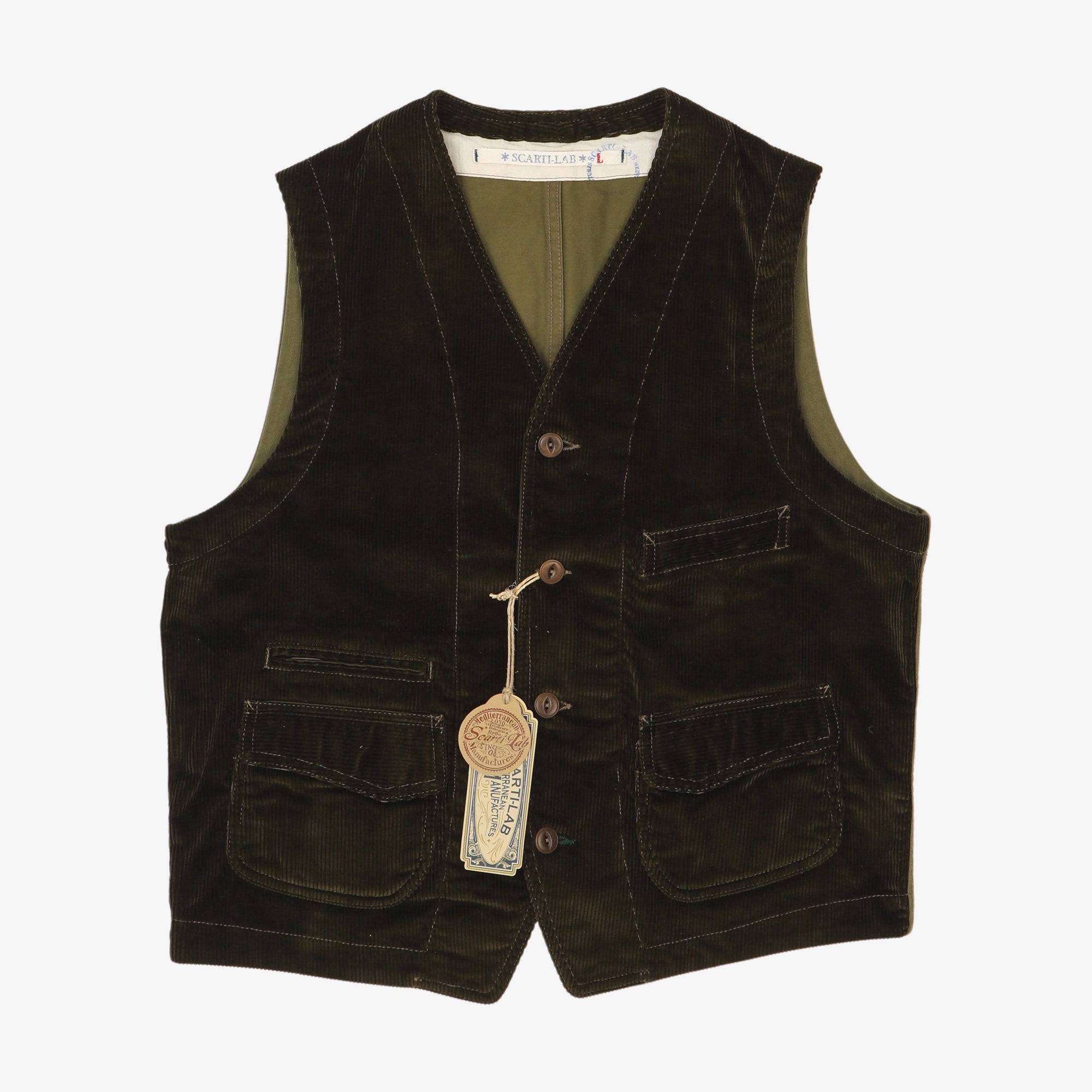 403-SN814 Corduroy Workwear Vest