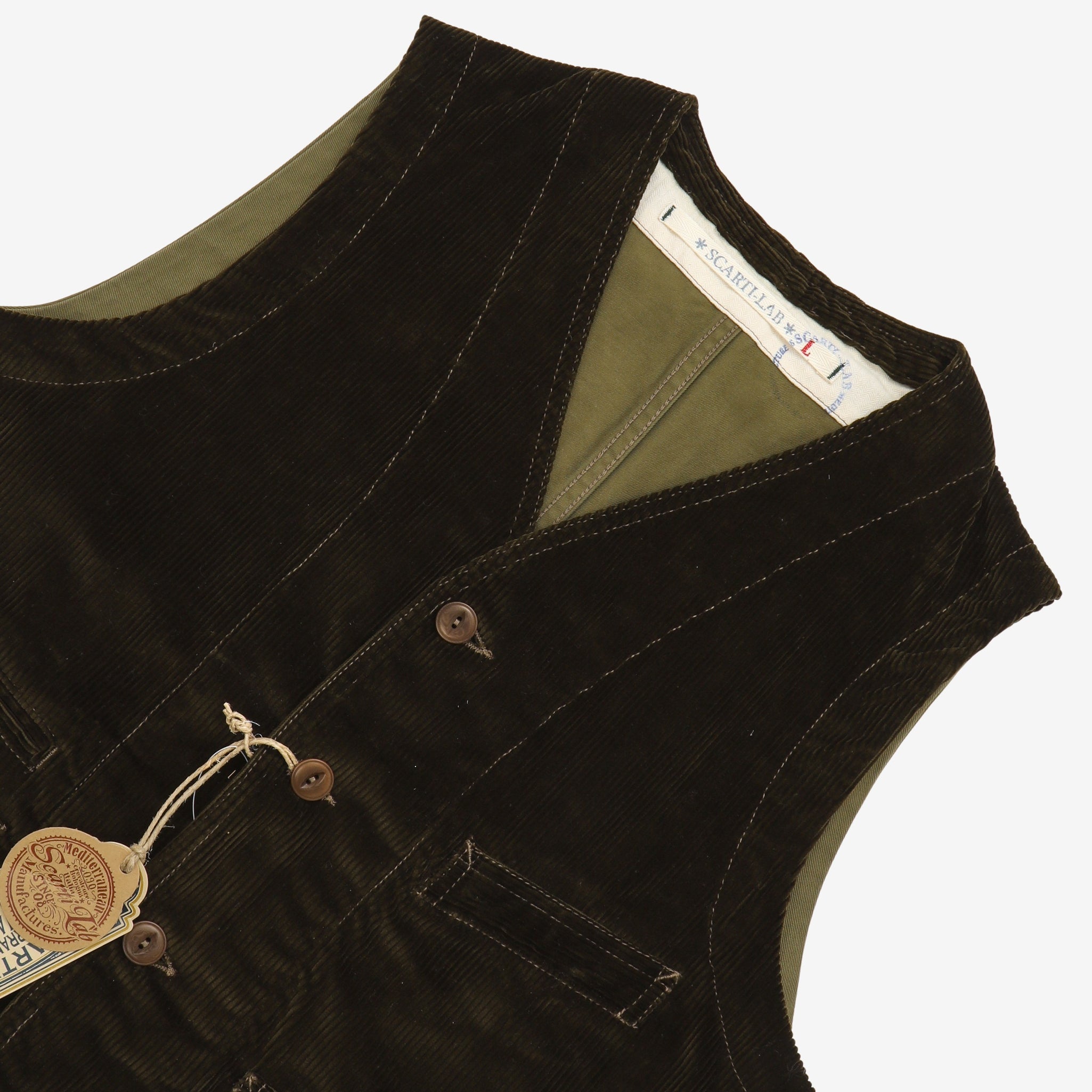 403-SN814 Corduroy Workwear Vest
