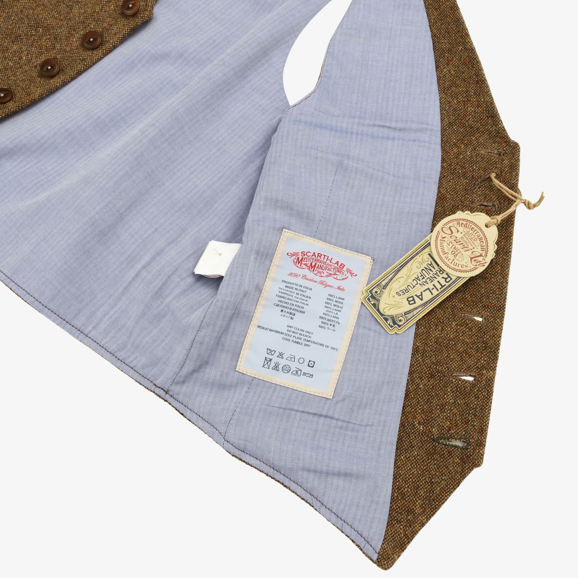 410 SE869 Workwear Tweed Vest