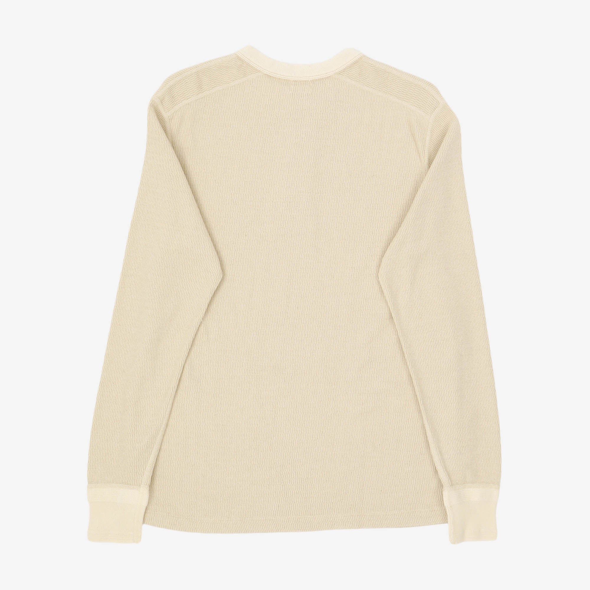 LRH1041 Supima LS Honeycomb Knit Henley