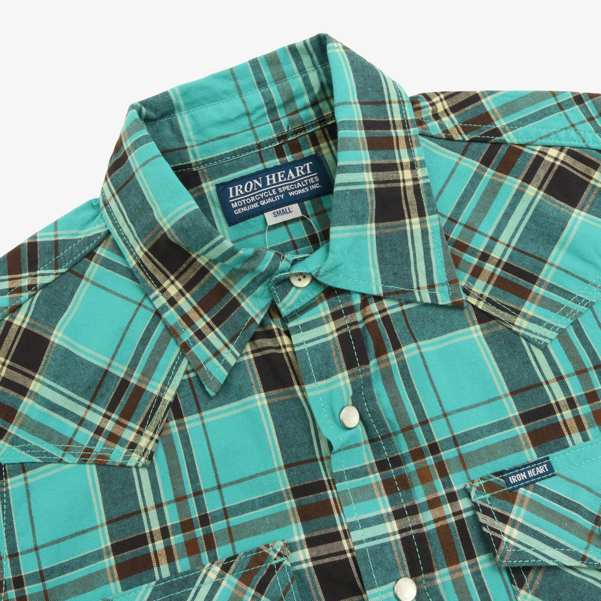 5oz Madras Check Western Shirt
