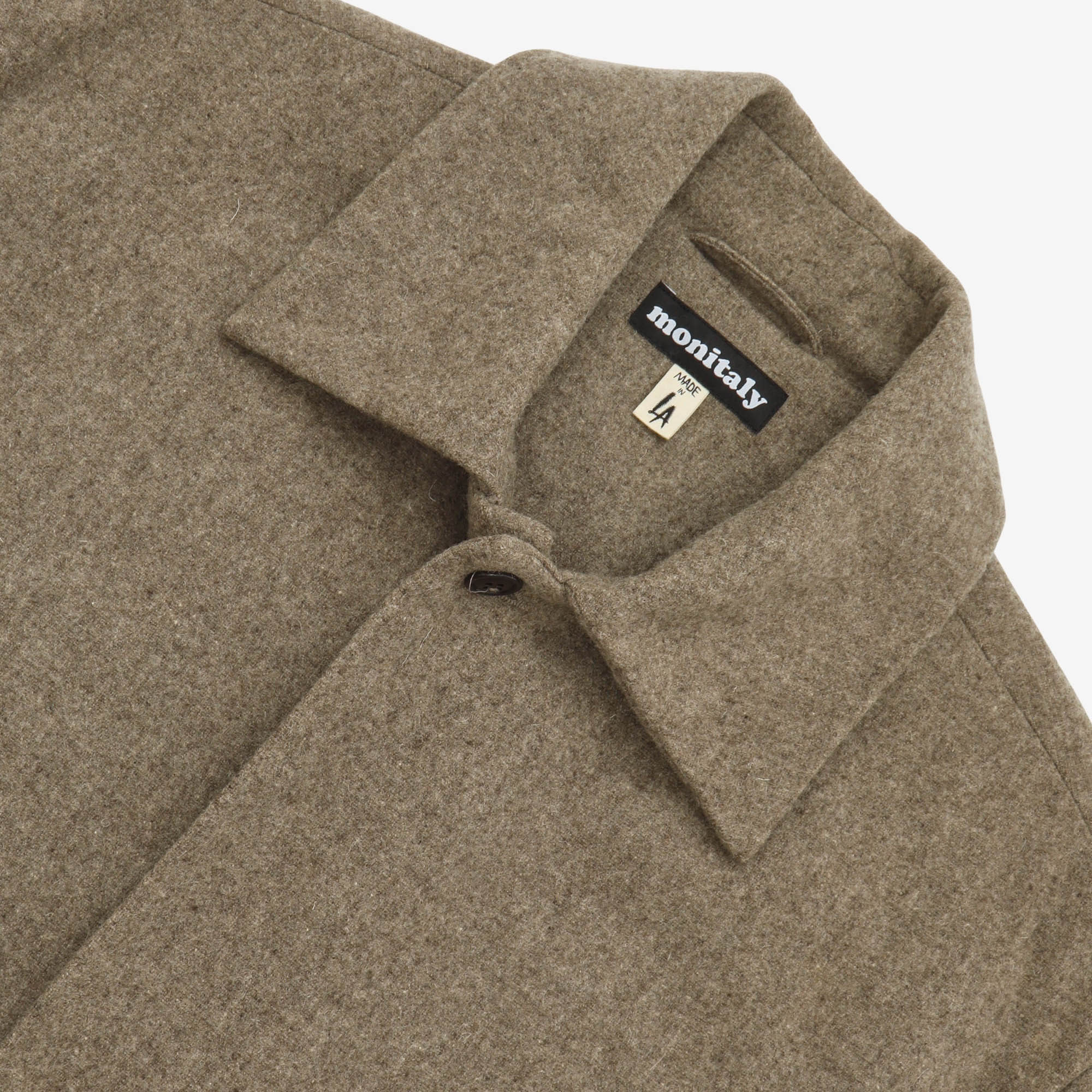 Jute Belted Wool Coat