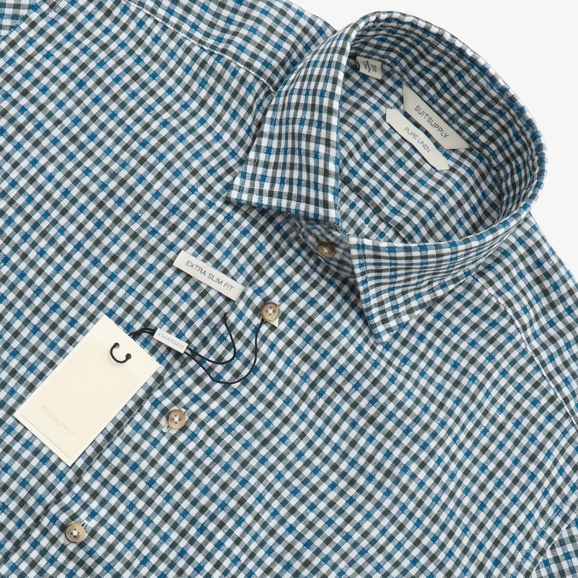 Linen Check Shirt