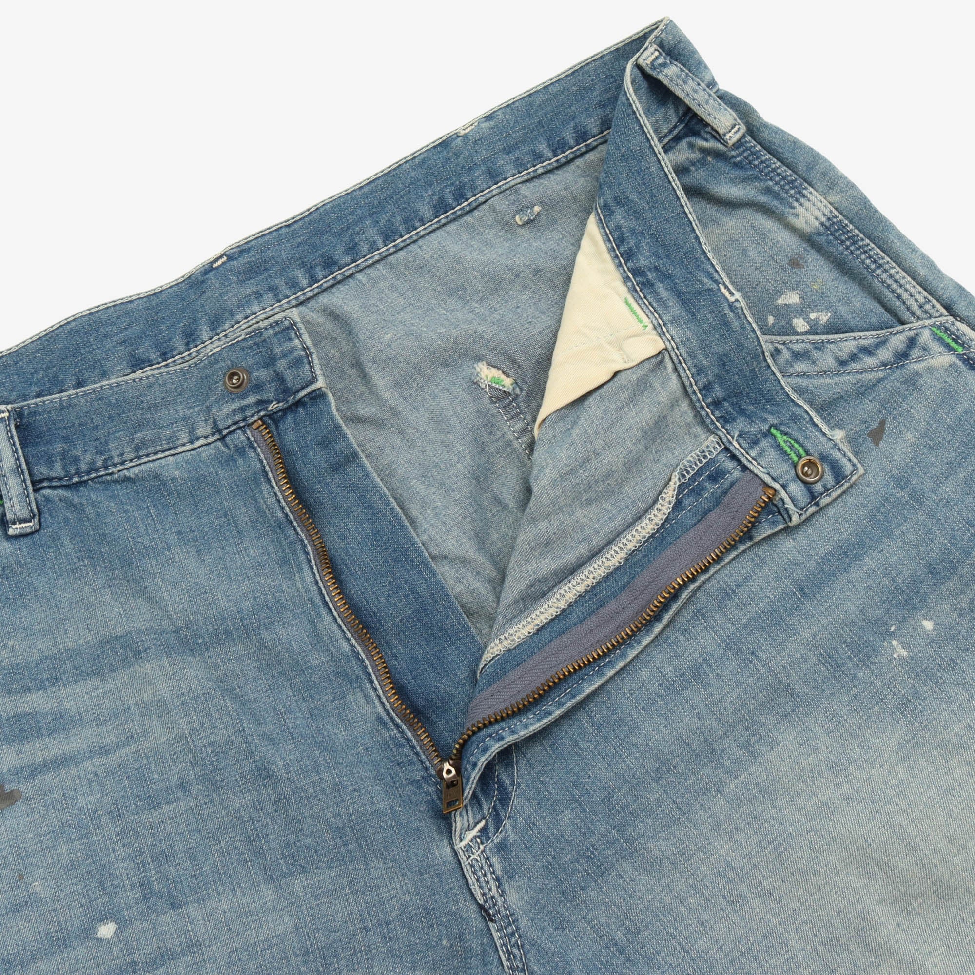 Dungaree Fit Denim Shorts (36W)