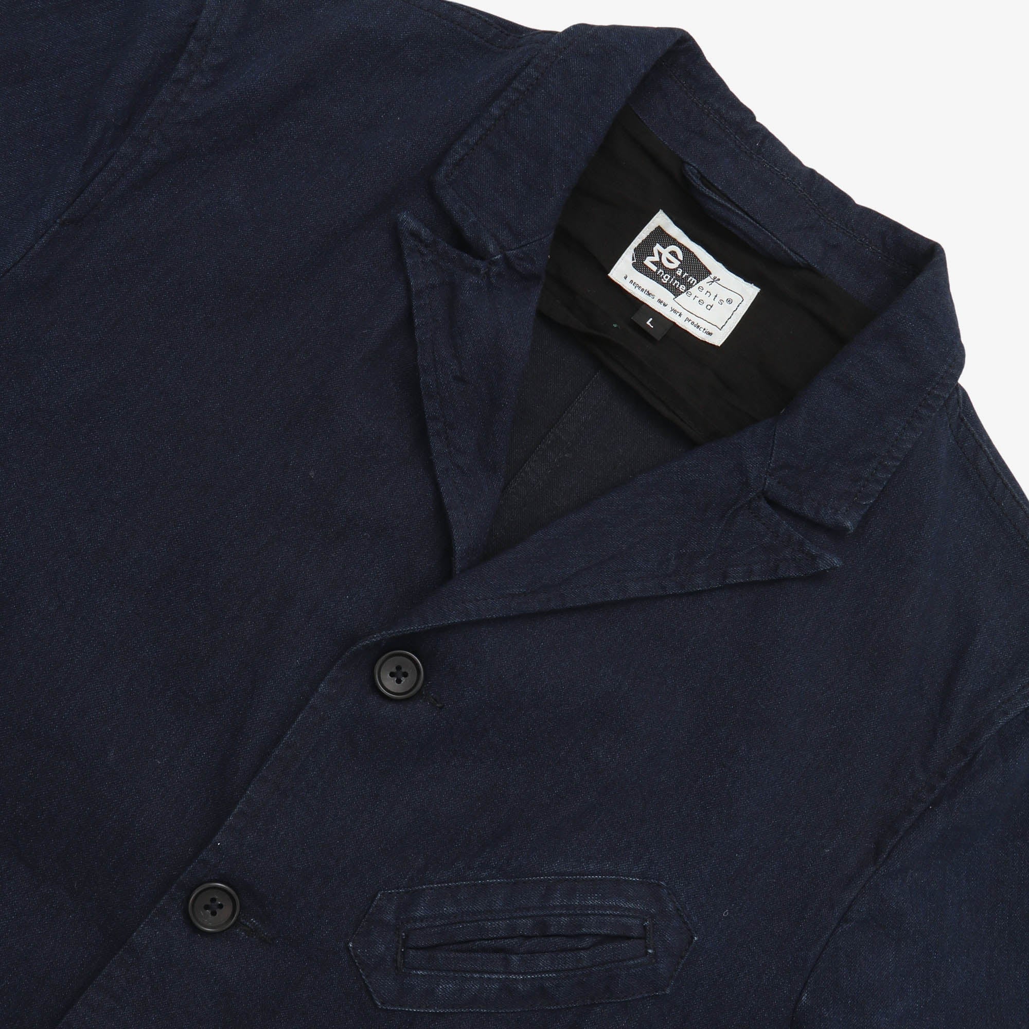 Indigo Dyed Work Blazer
