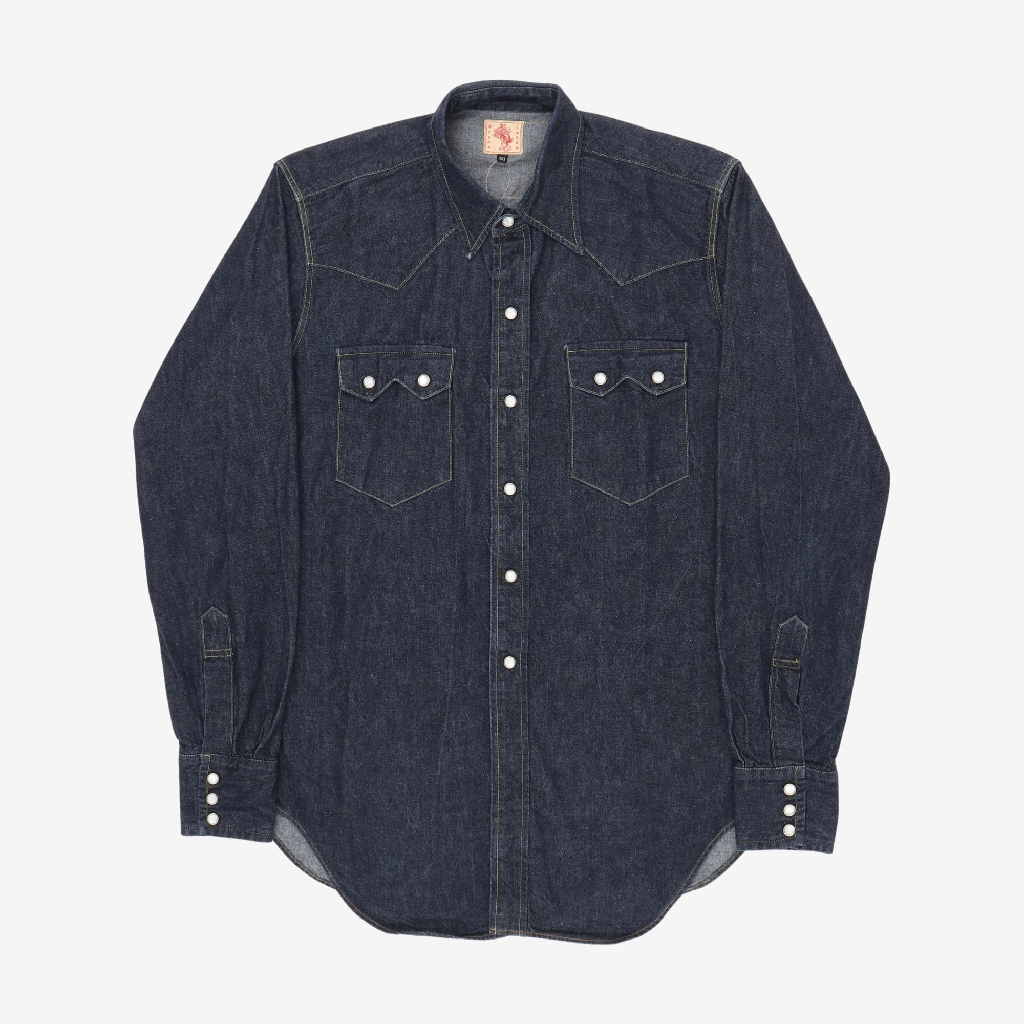 Sawtooth Denim Western Shirt
