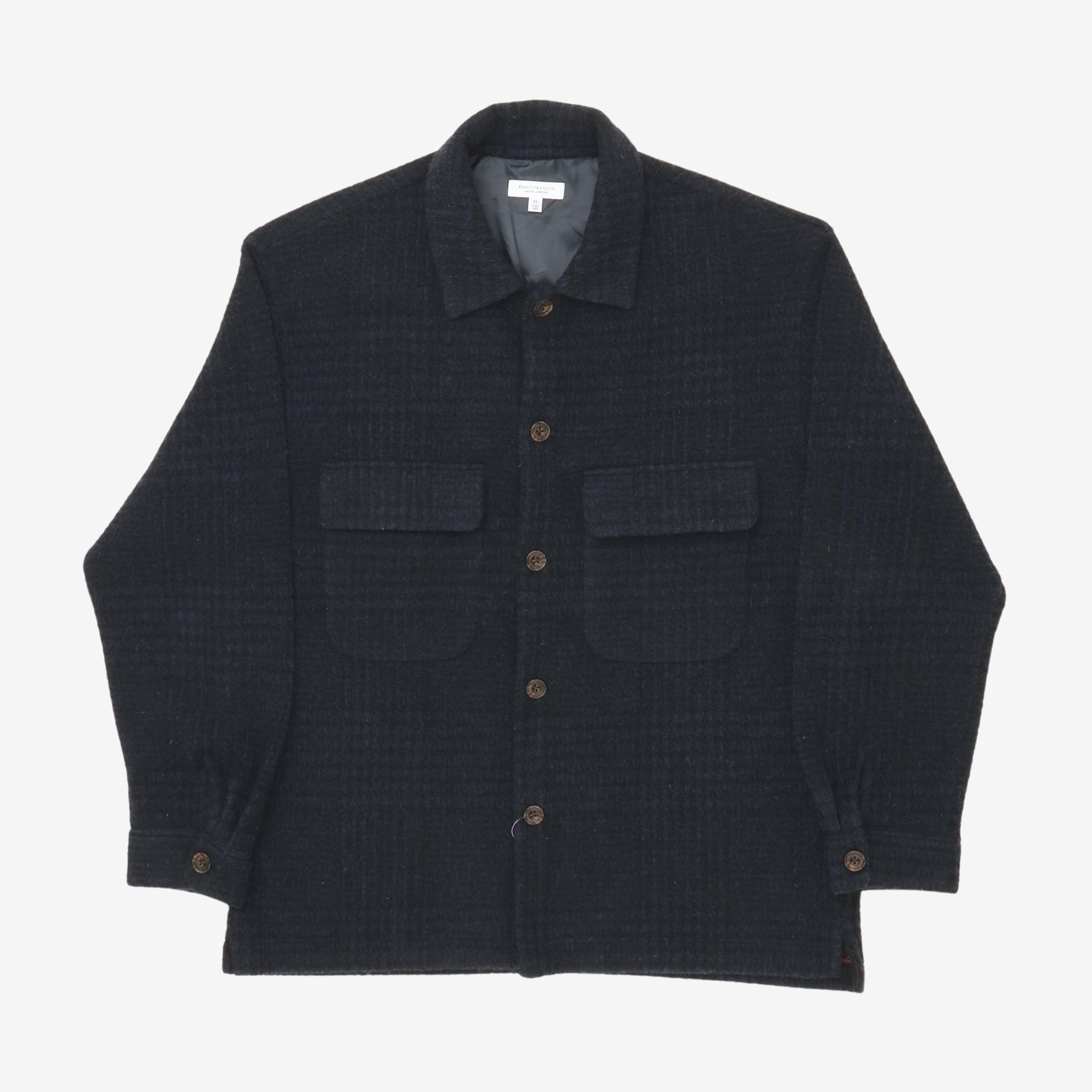 Brushed Check Overshirt (United Arrows)