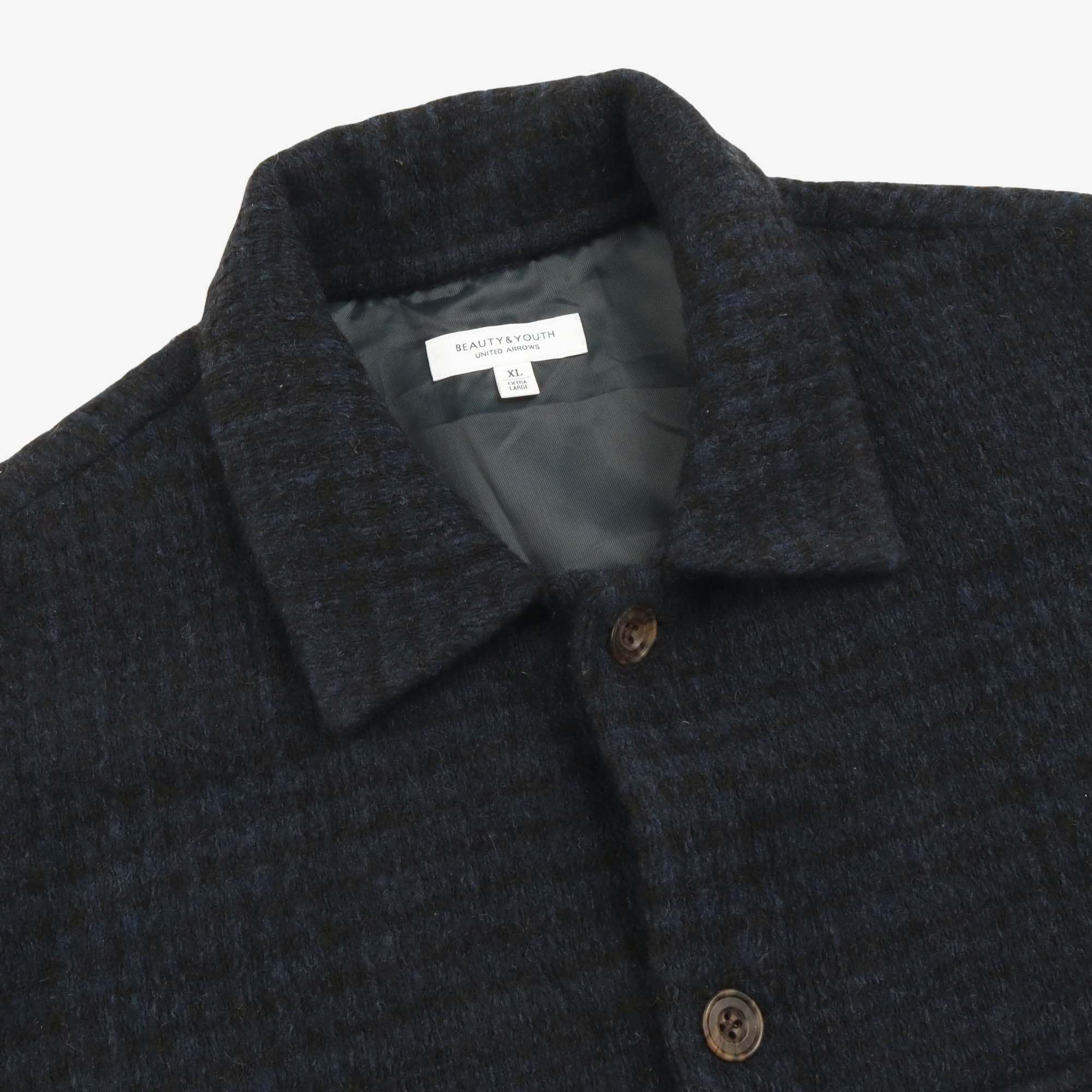 Brushed Check Overshirt (United Arrows)