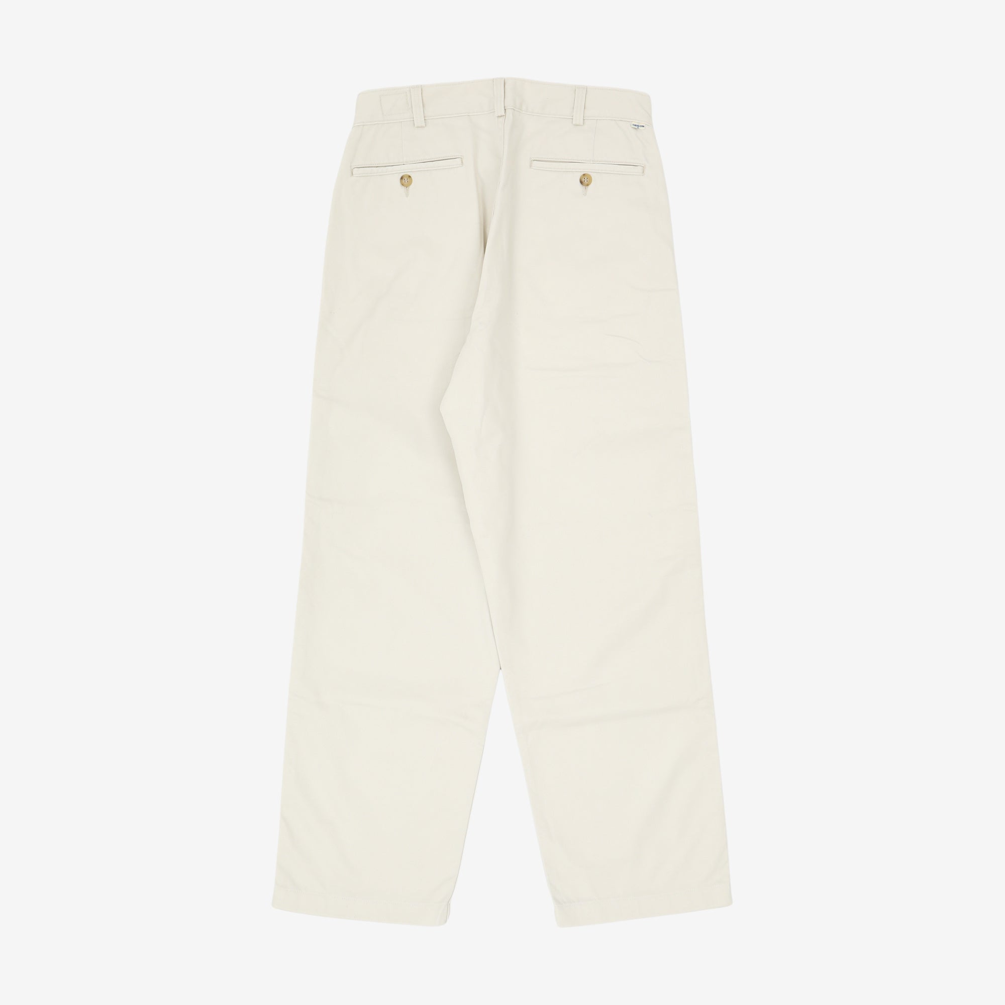 Double Pleated Straight Leg Trousers (31W X 28L)