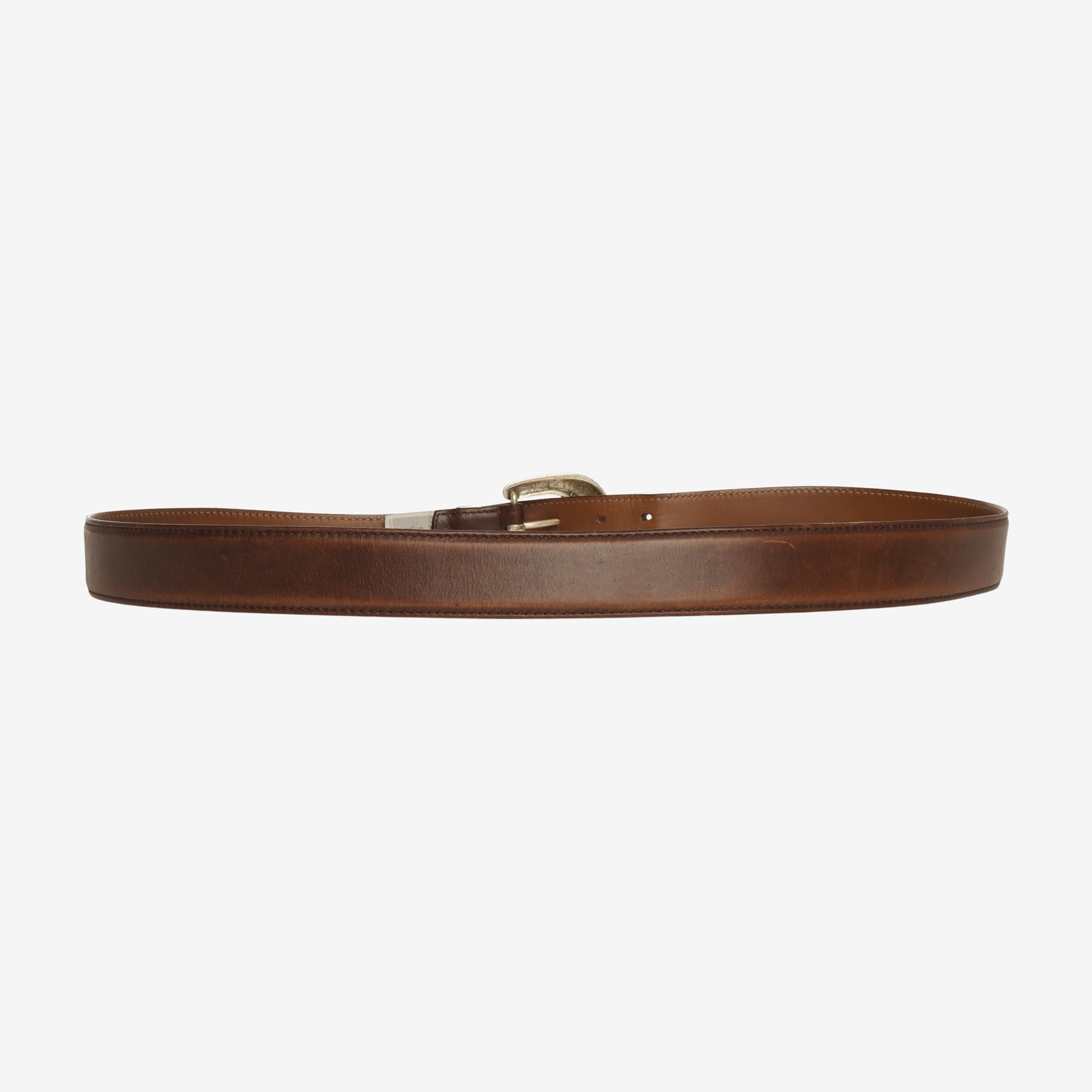 Texas Silcer Leather Belt