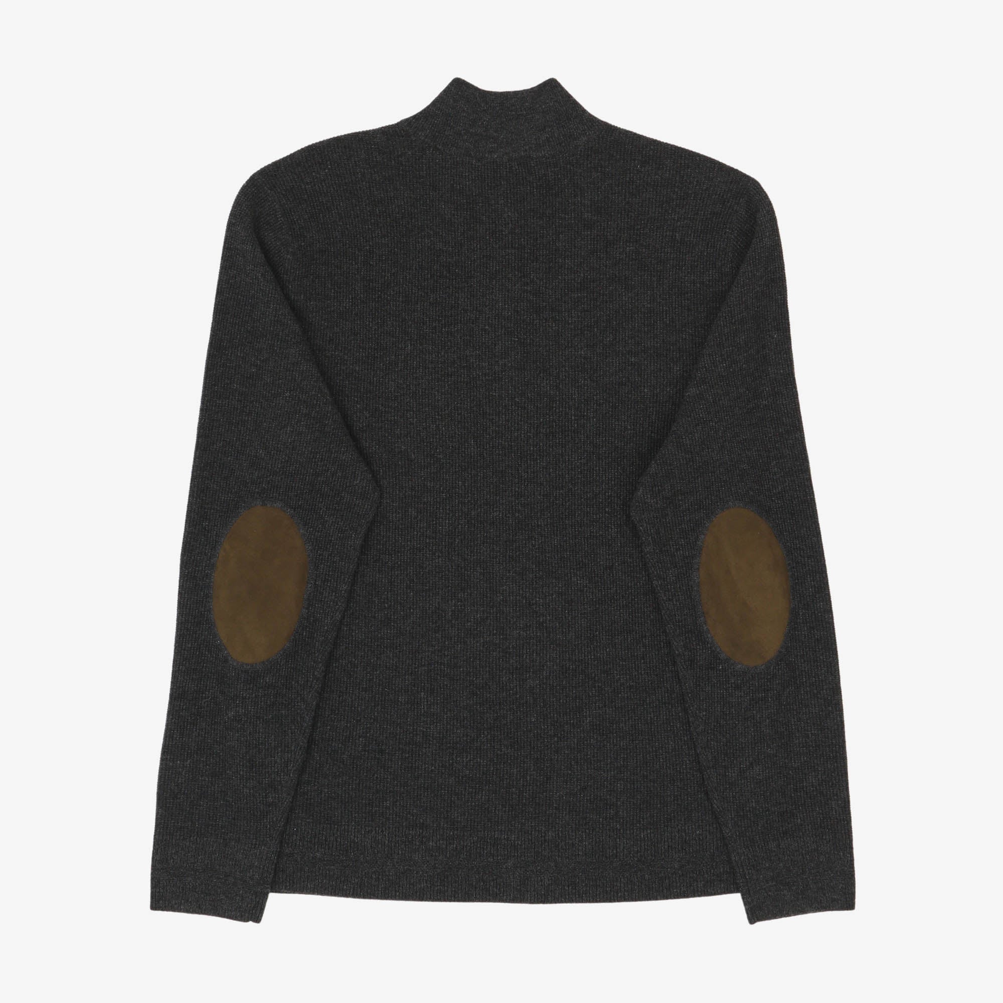 Cashmere Blend Textured Quarter Zip