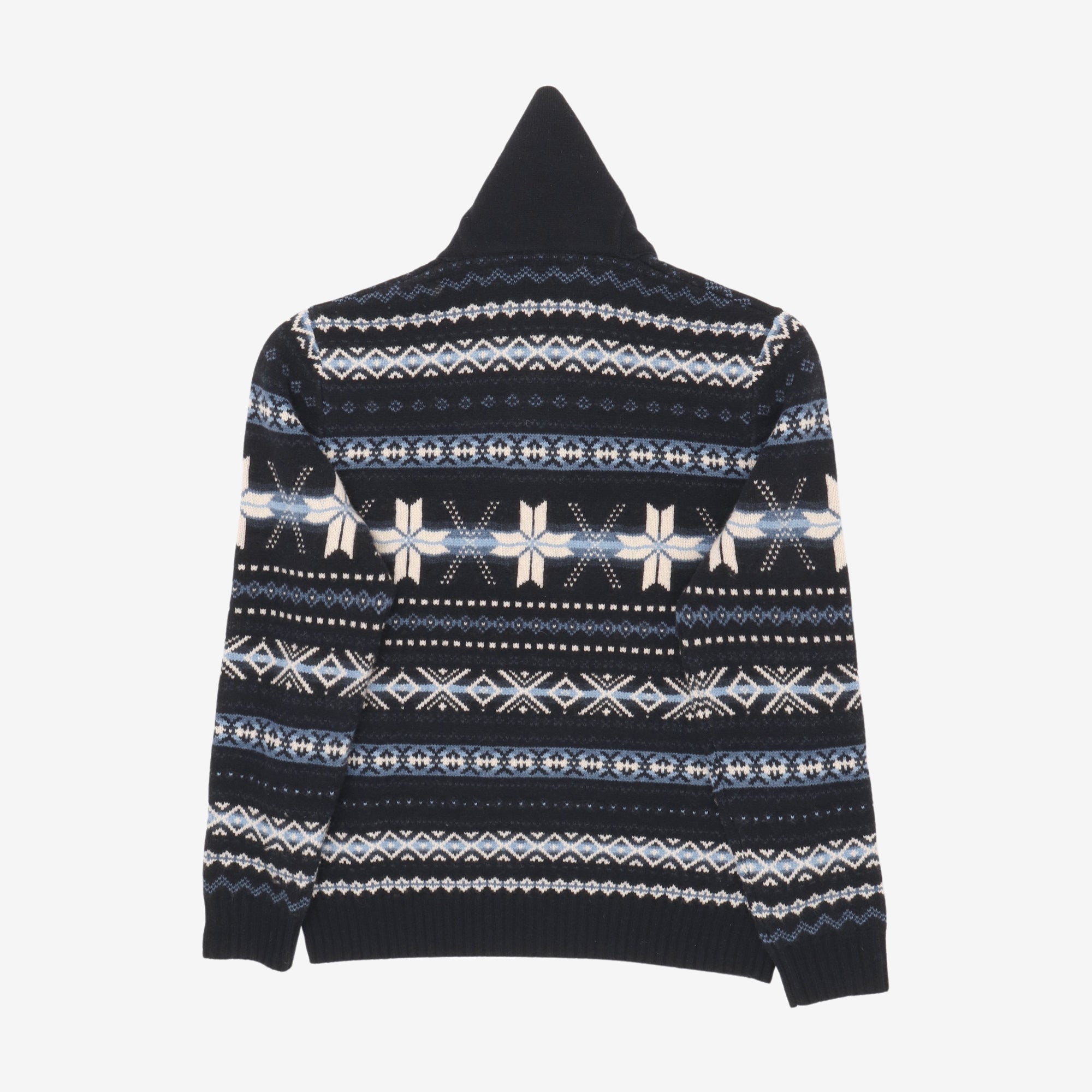 Snowflake Wool Shawl Sweater