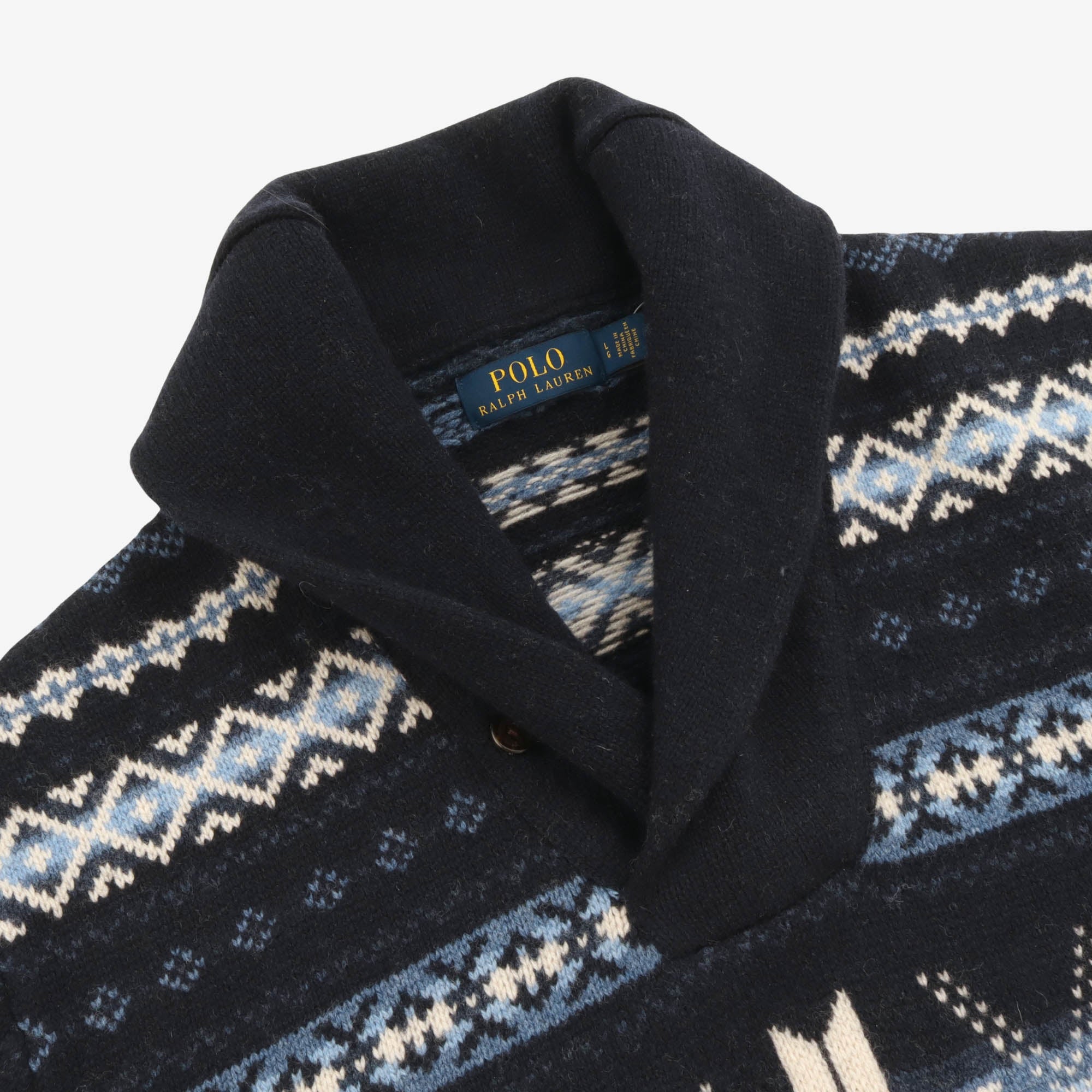 Snowflake Wool Shawl Sweater