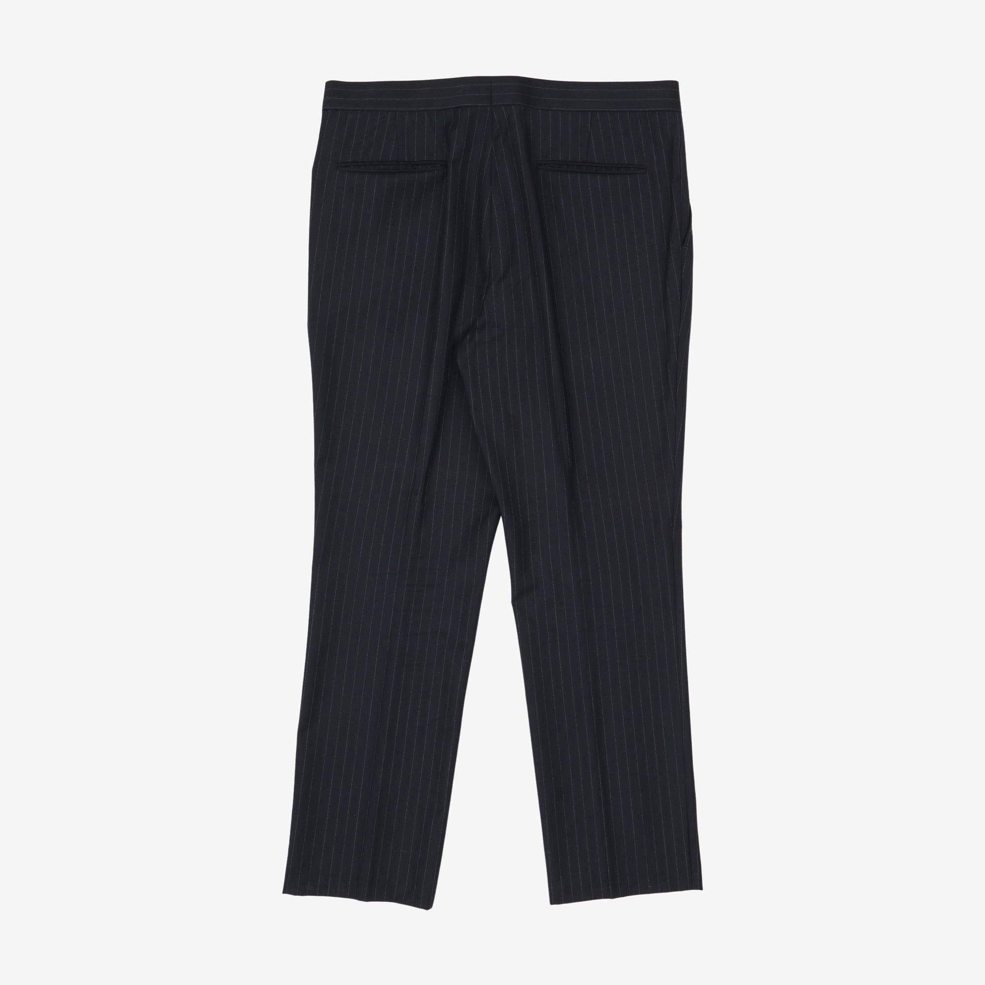 Pleated Pinstripe Tailored Trousers (36W X 29L)