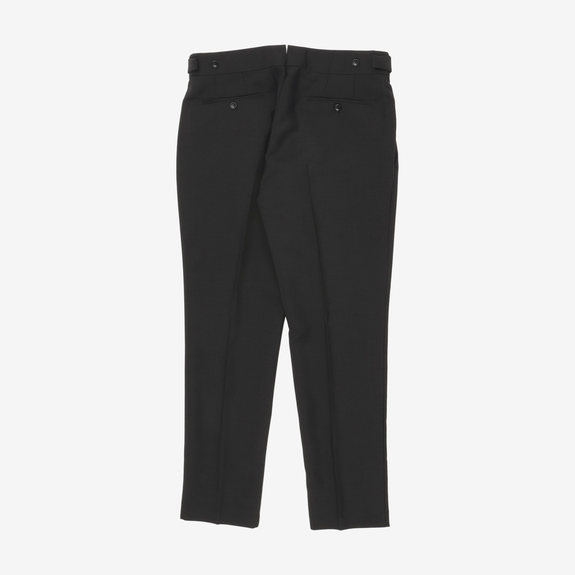 Mohair Pleated Trousers (36W X 31L)